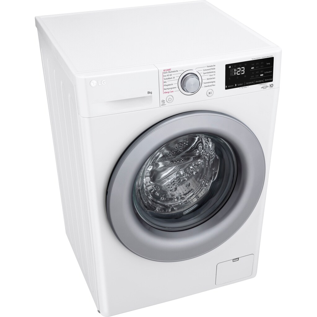 LG Waschmaschine »F4WV3284«, Serie 3, F4WV3284, 8 kg, 1400 U/min