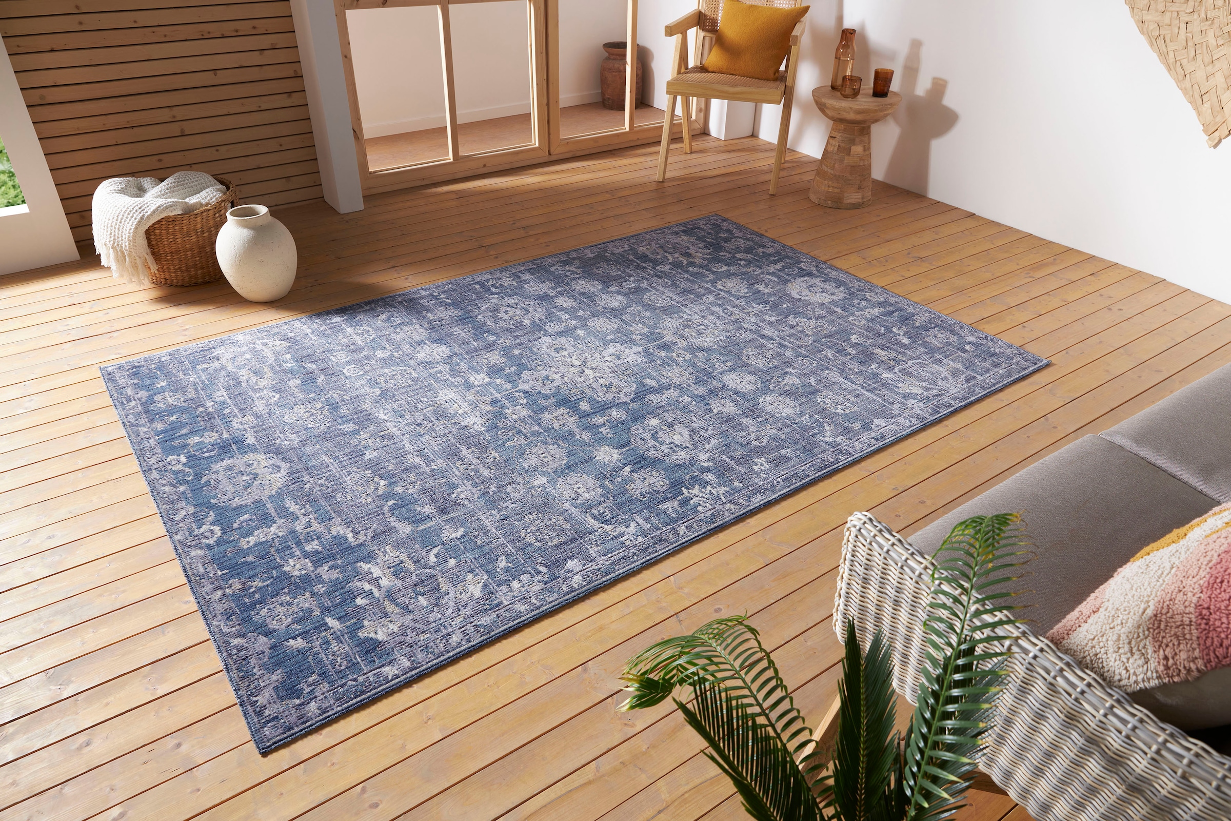 NORTHRUGS Teppich »Alexandria«, rechteckig, 3 mm Höhe, In-& Outdoor, Läufer günstig online kaufen