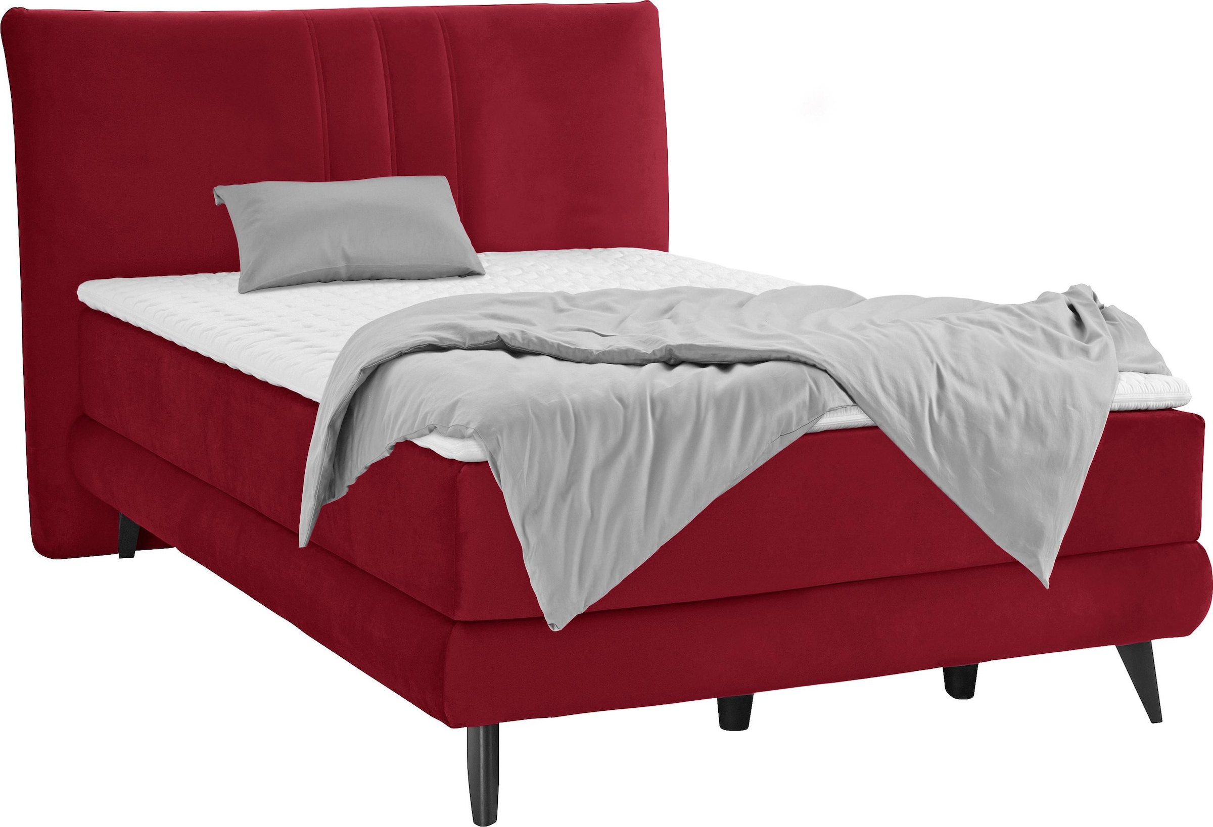 Places of Style Boxspringbett »Skien«, incl. Kaltschaumtopper, 2 Härtegrade, 3 Ausführungen