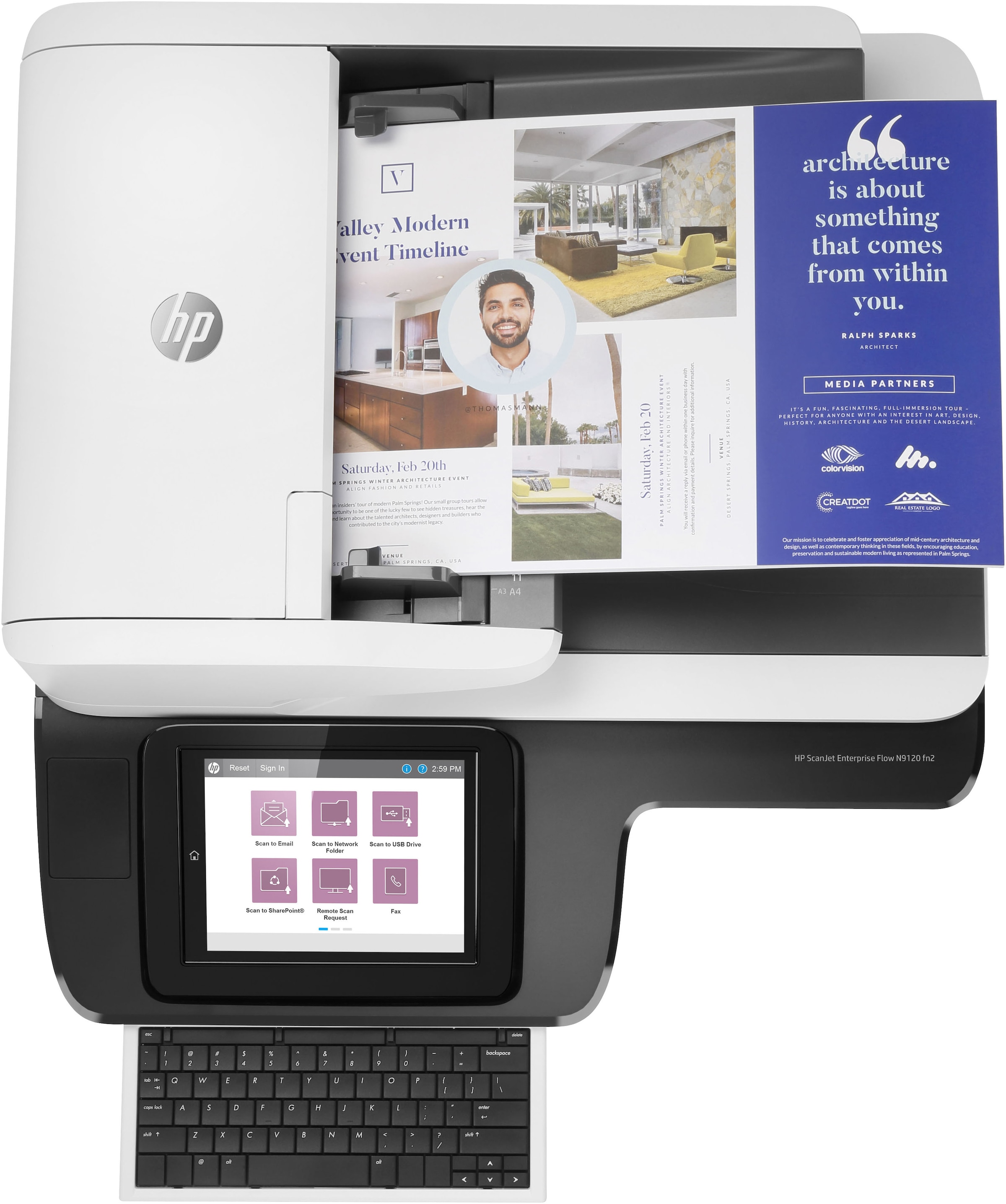 HP Scanner »ScanJet Enterprise Flow N9120 fn2«
