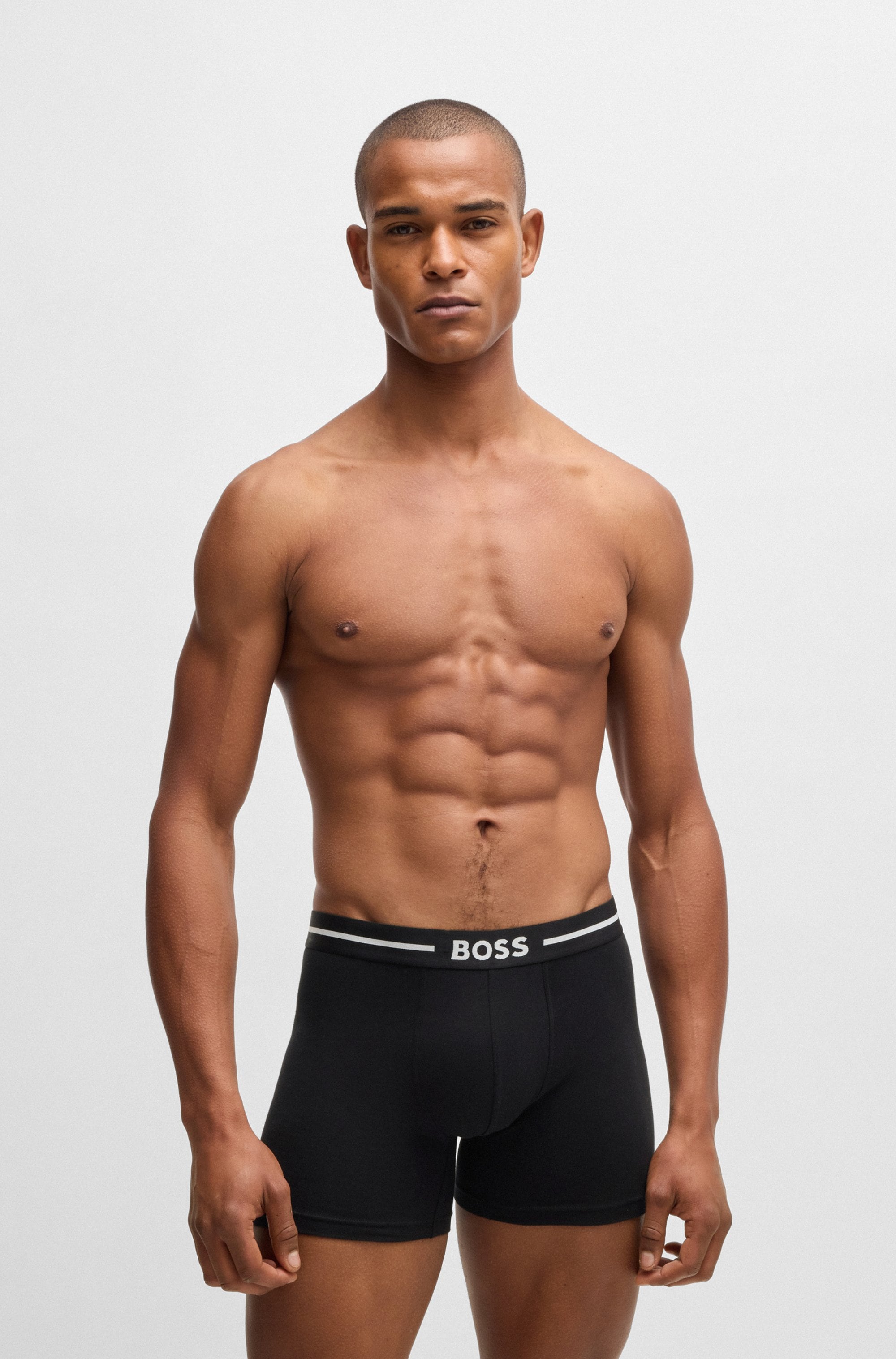 BOSS Boxer »BoxerBr 3P Bol«, (Packung, 3 St.), mit BOSS Schriftzug