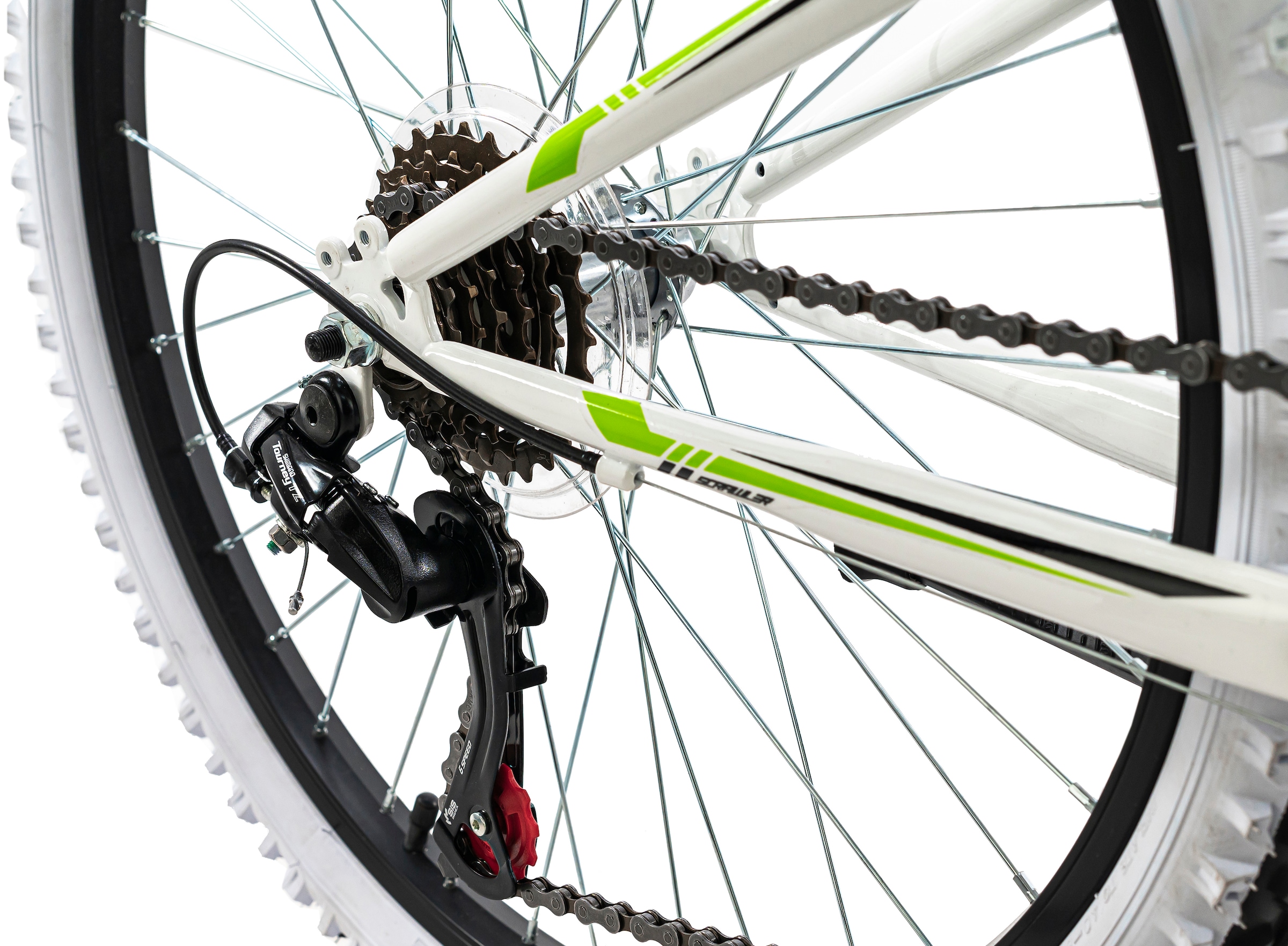 KS Cycling Jugendfahrrad »Scrawler«, 6 Gang, Shimano, Tourney Schaltwerk, Kettenschaltung, für Herren, Kettenschaltung