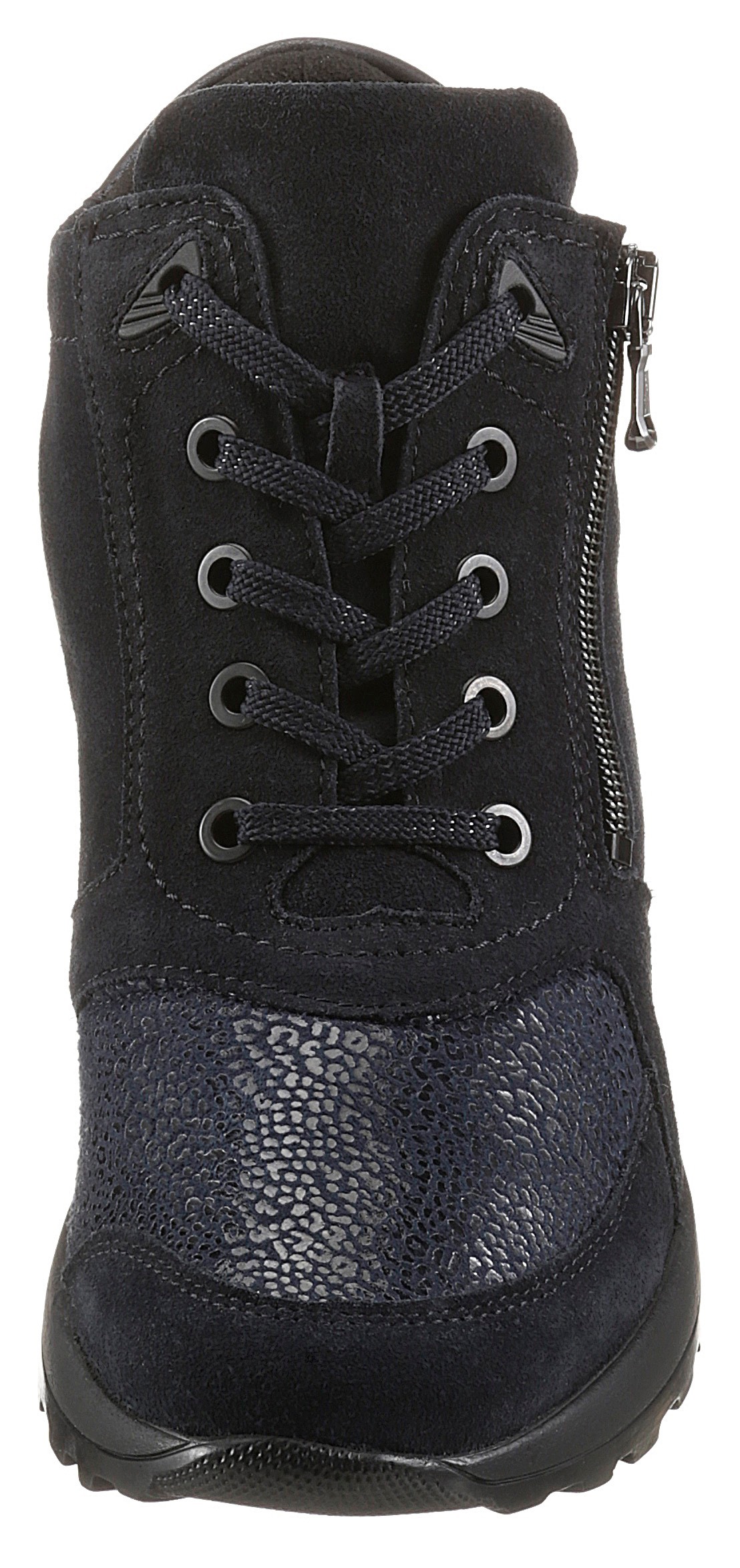 Waldläufer Schnürboots »HIROKO Soft«, Keilboots, Komfortschuh, Bequemschuh mit Orthotritt, G-Weite