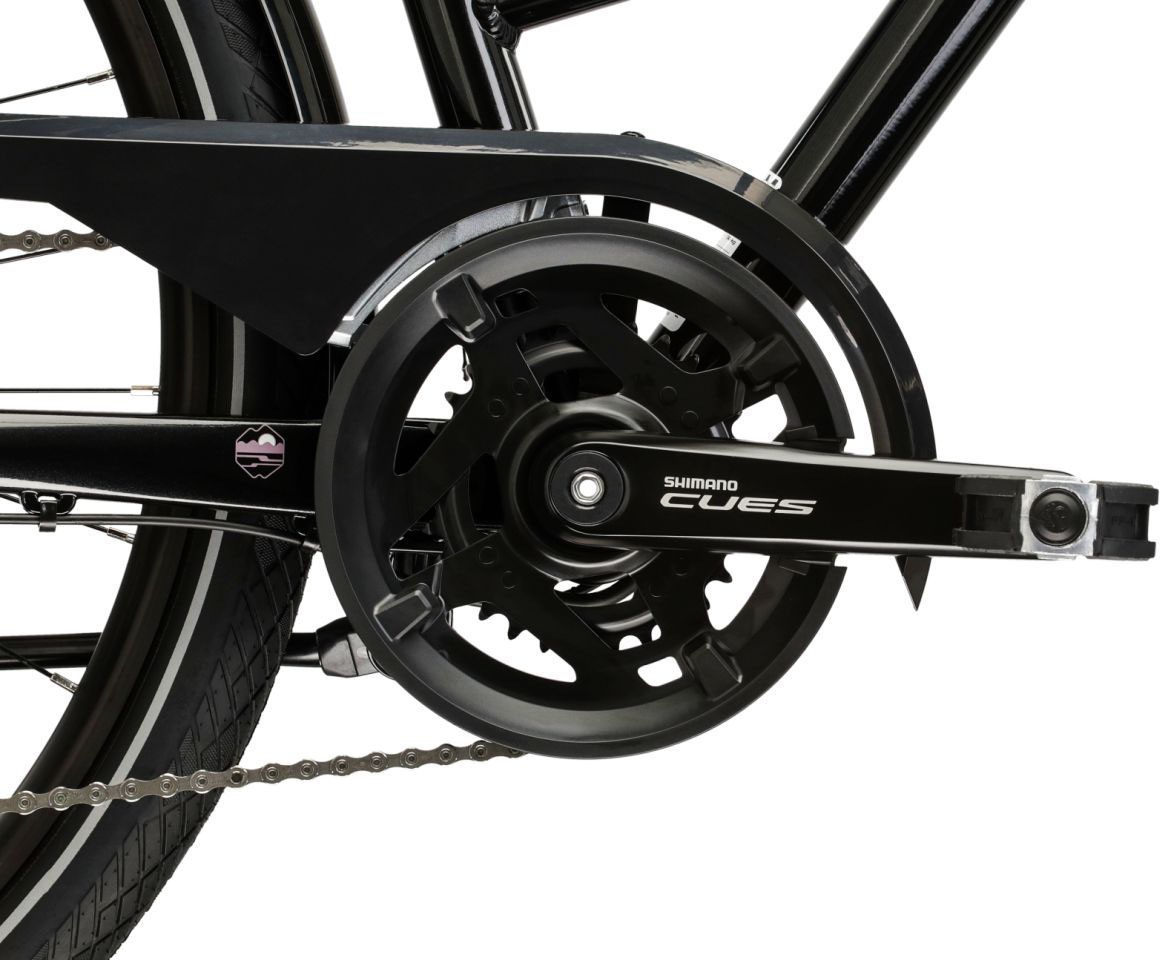 Kross Trekkingrad »Damen-Trekkingrad 28" Trans 7.0 Schwarz 20 Gänge« 20 Gang Shimano CUES U6020 Schaltwerk Kettenschaltung