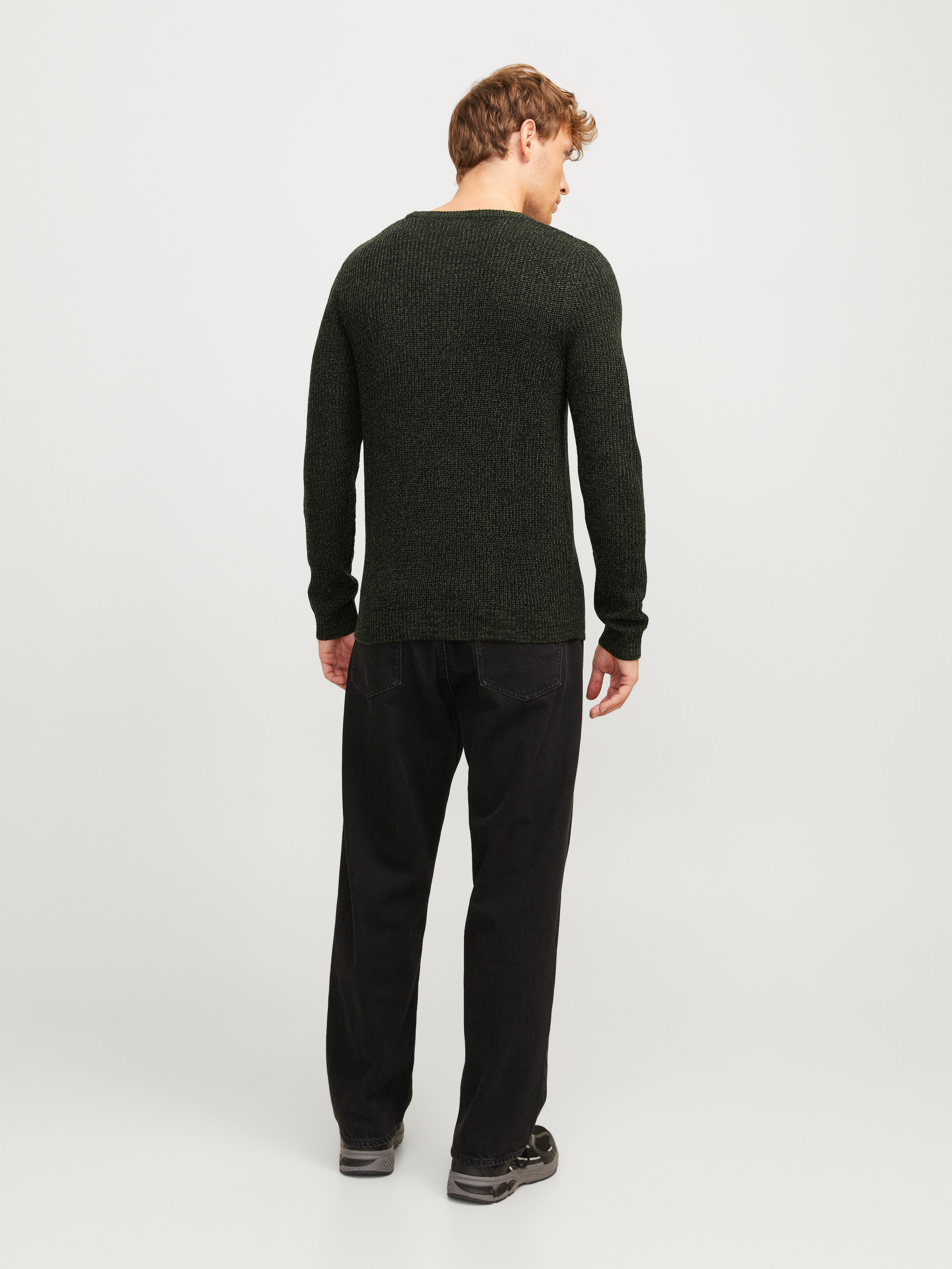 Jack & Jones Rundhalspullover »JJELEWIS KNIT CREW NECK SN«