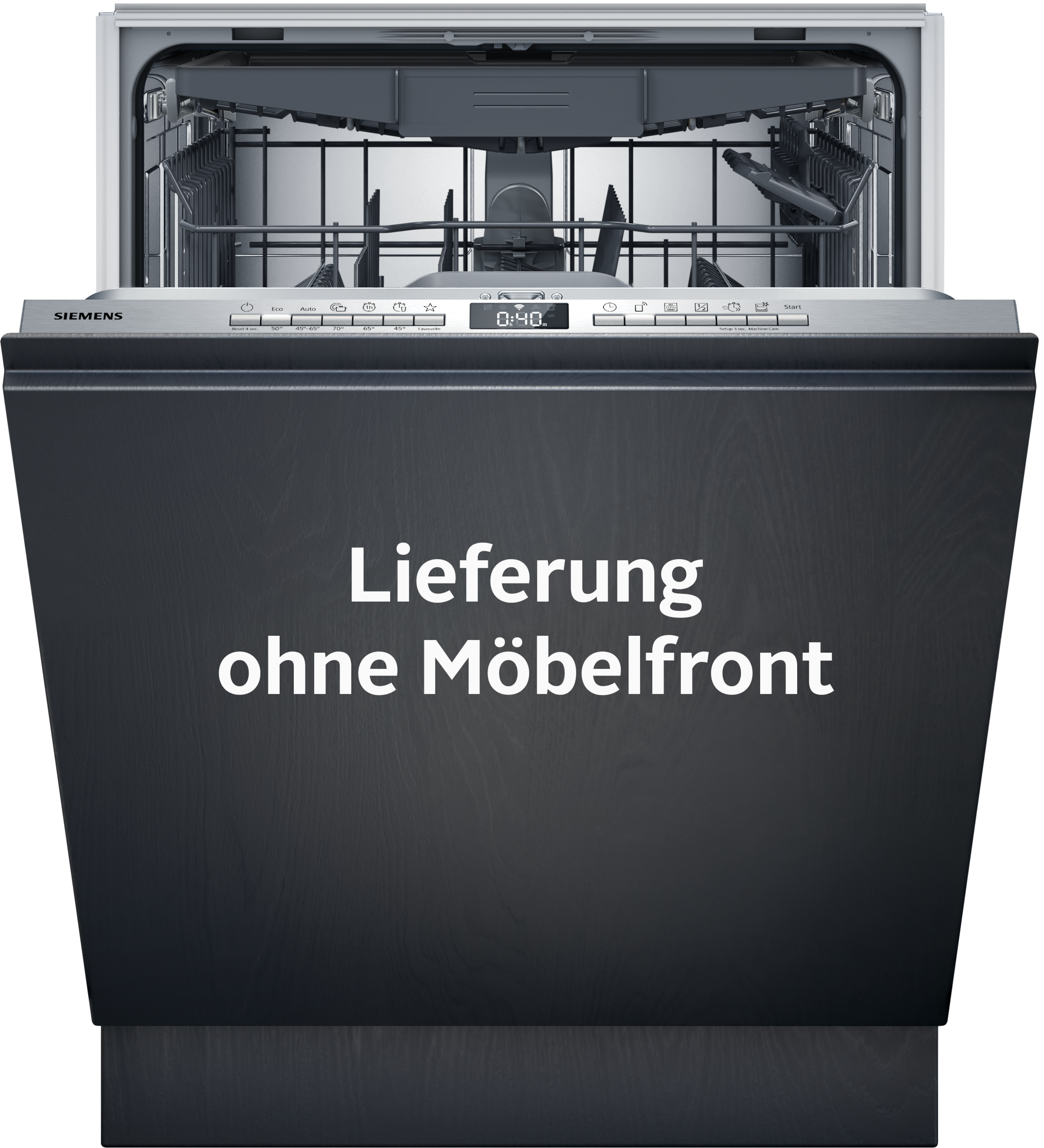 SIEMENS vollintegrierbarer Geschirrspüler iQ300 »SX63HX03VE« 14 tlg. Maßgedecke Schnelles Spülen mit varioSpeedPlus und flexibles Korbsystem