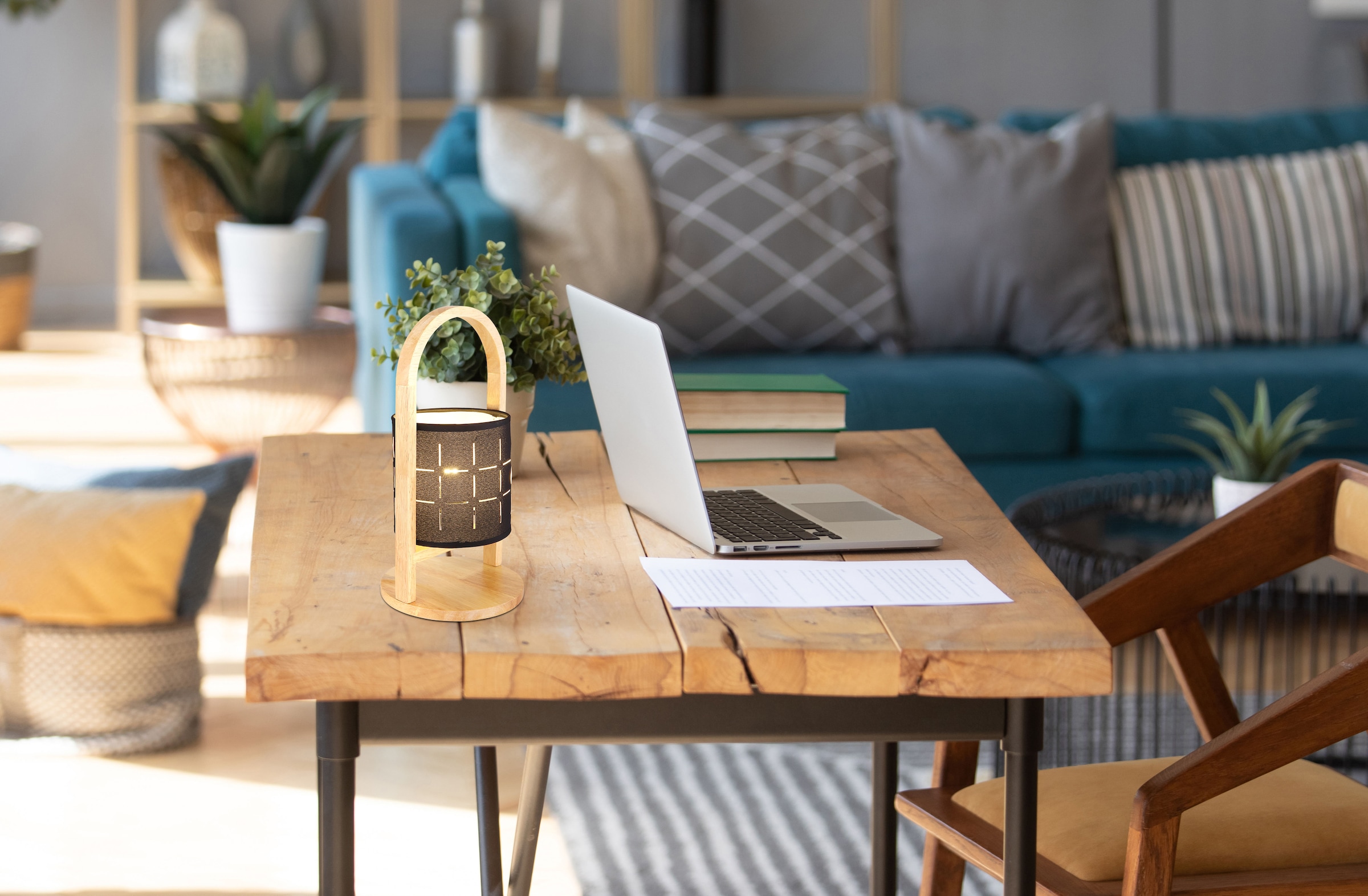 GLOBO LIGHTING Tischleuchte »NINJA« E14 1 Stk. Tischlampe Nachttischlampe Deko-Tischleuchte Schlafzimmer