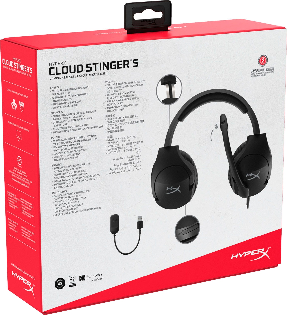 HyperX Gaming-Headset »HyperX Cloud Stinger™ S«, Rauschunterdrückung online  bestellen