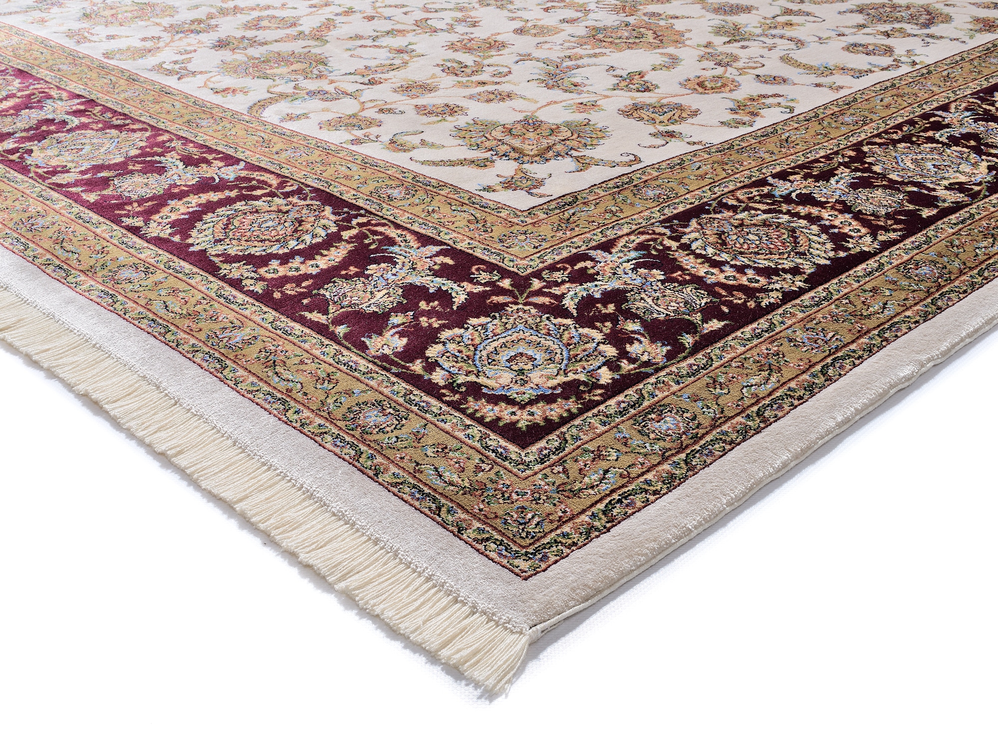 OCI DIE TEPPICHMARKE Teppich »SILK LINE ALLOVER« rechteckig 5 mm Höhe Kurzflor,Seide, hochwertig, Wohnzimmer