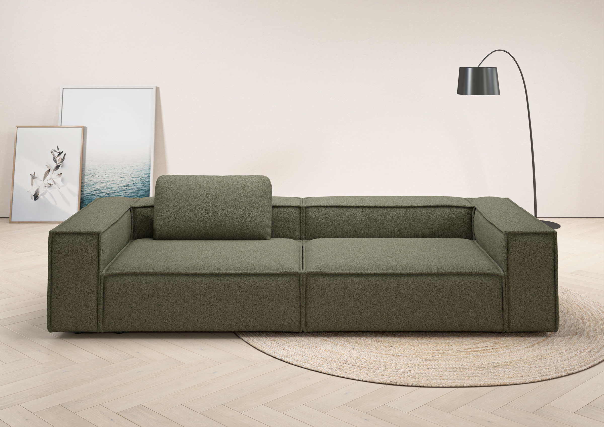 Places of Style 3-Sitzer »Watertown moderner 3-Sitzer«, extra breites Sofa günstig online kaufen
