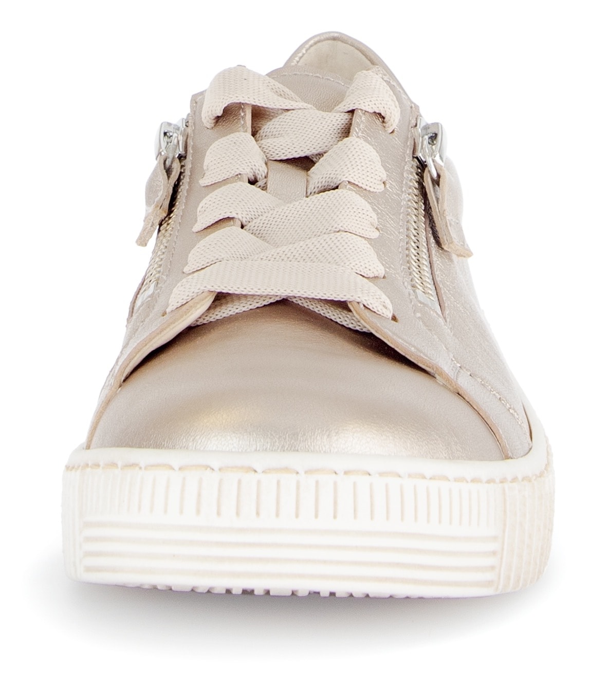 Gabor Plateausneaker, Freizeitschuh, Halbschuh, Schnürschuh mit dezenten Ziernähten