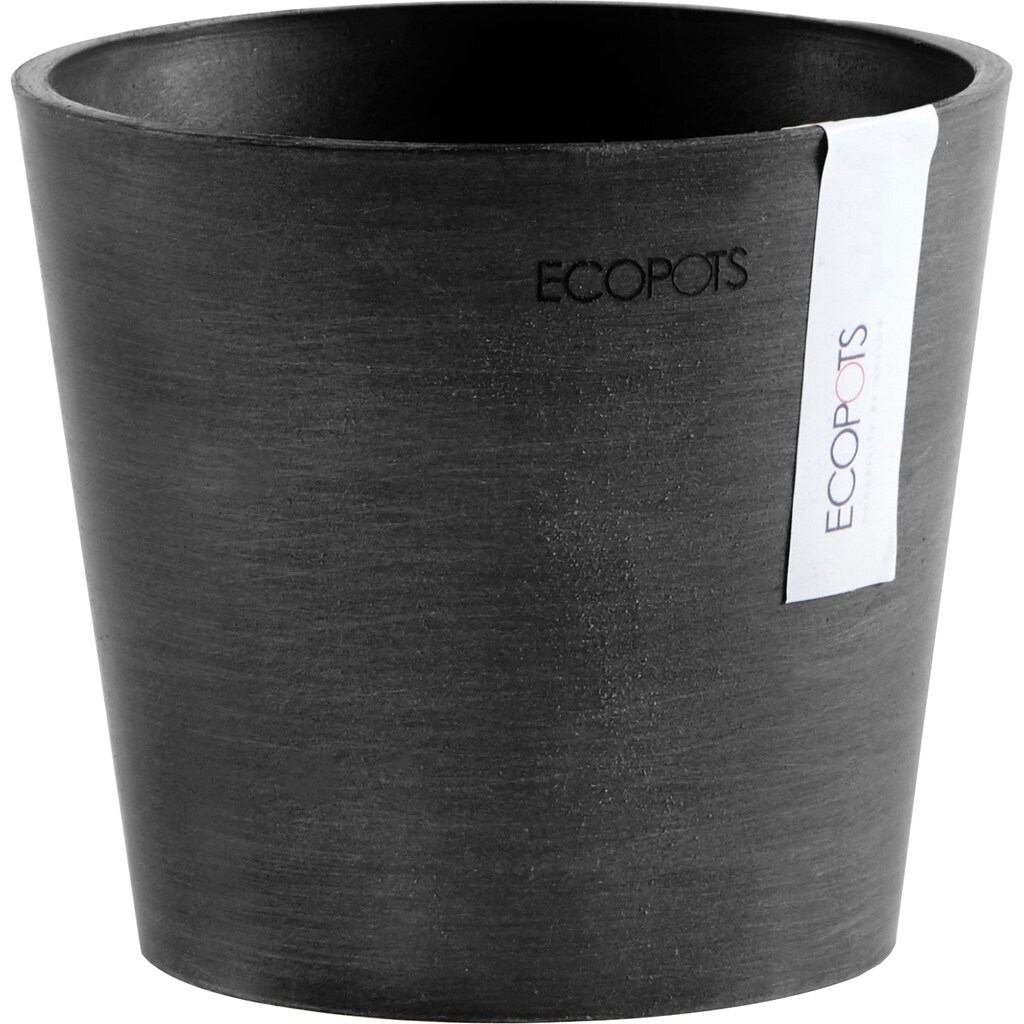 ECOPOTS Blumentopf »AMSTERDAM Mini Dark Grey«