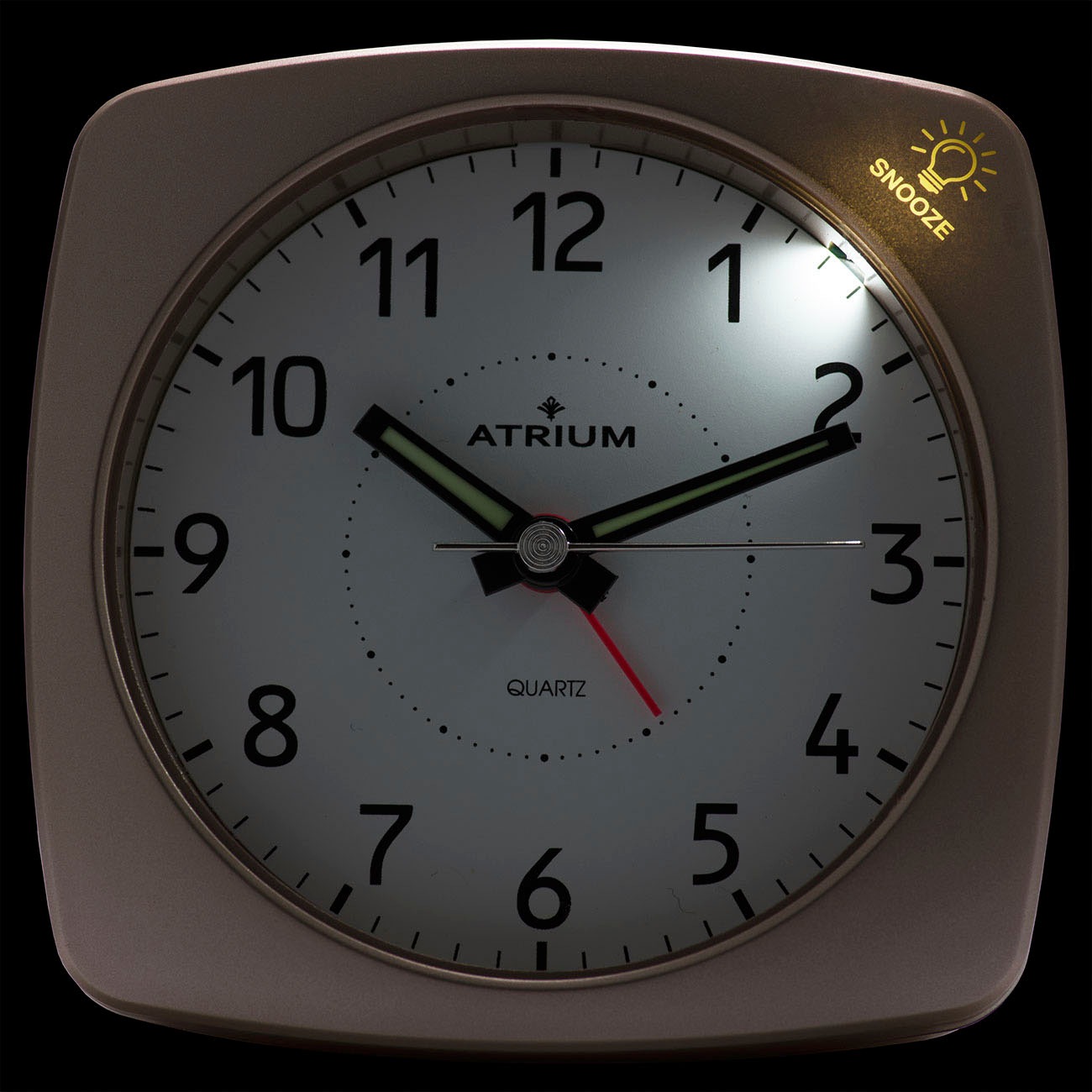 Atrium Quarzwecker »A251-17«, Wecker, Schlafzimmer, schleichende Sekunde, Snooze, Beleuchtung