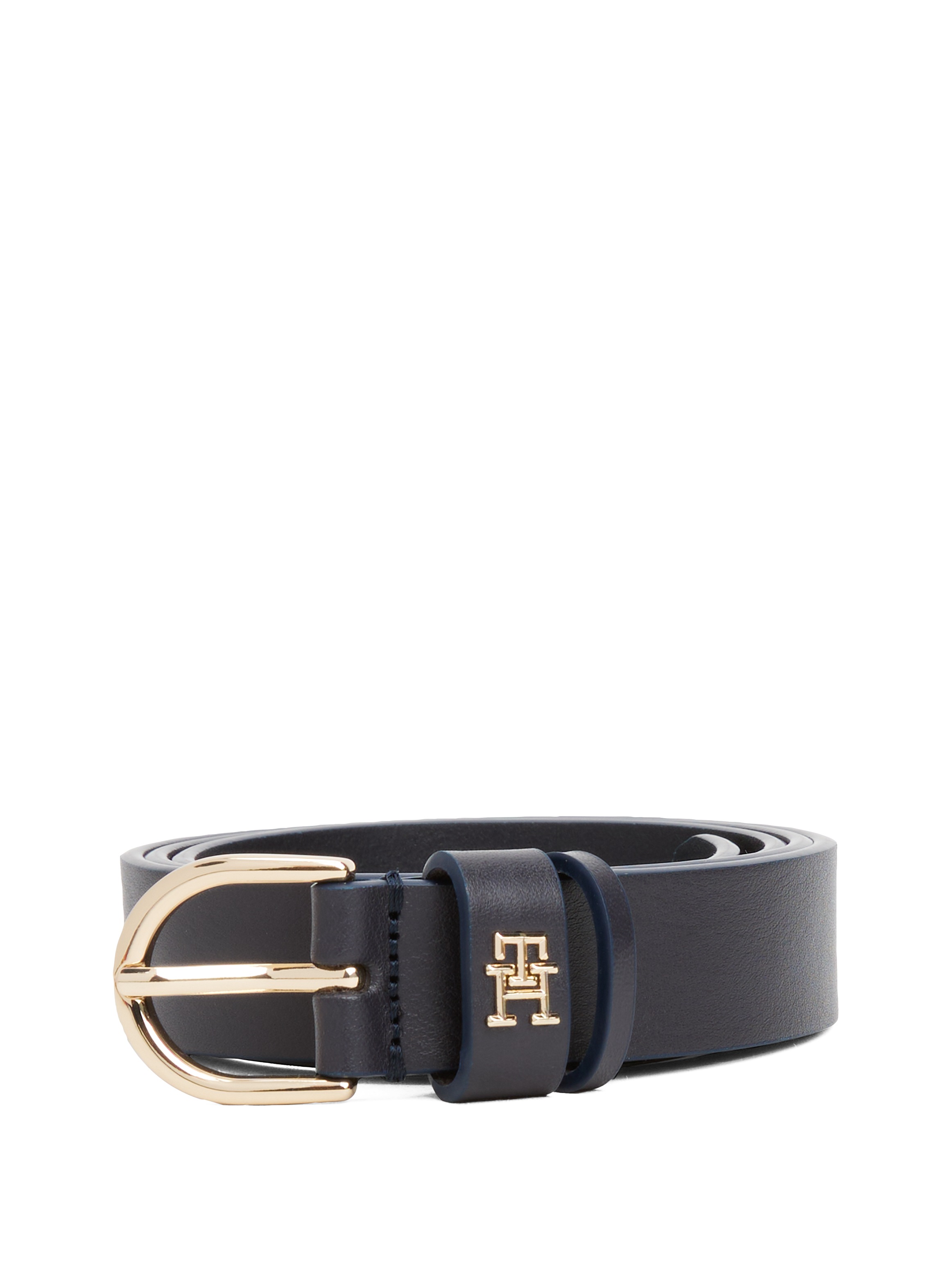 Tommy Hilfiger Ledergürtel »ESSENTIAL EFFORTLESS 2.5«, Logoemblem, weiche Haptik, ovale Einfachdornschließe