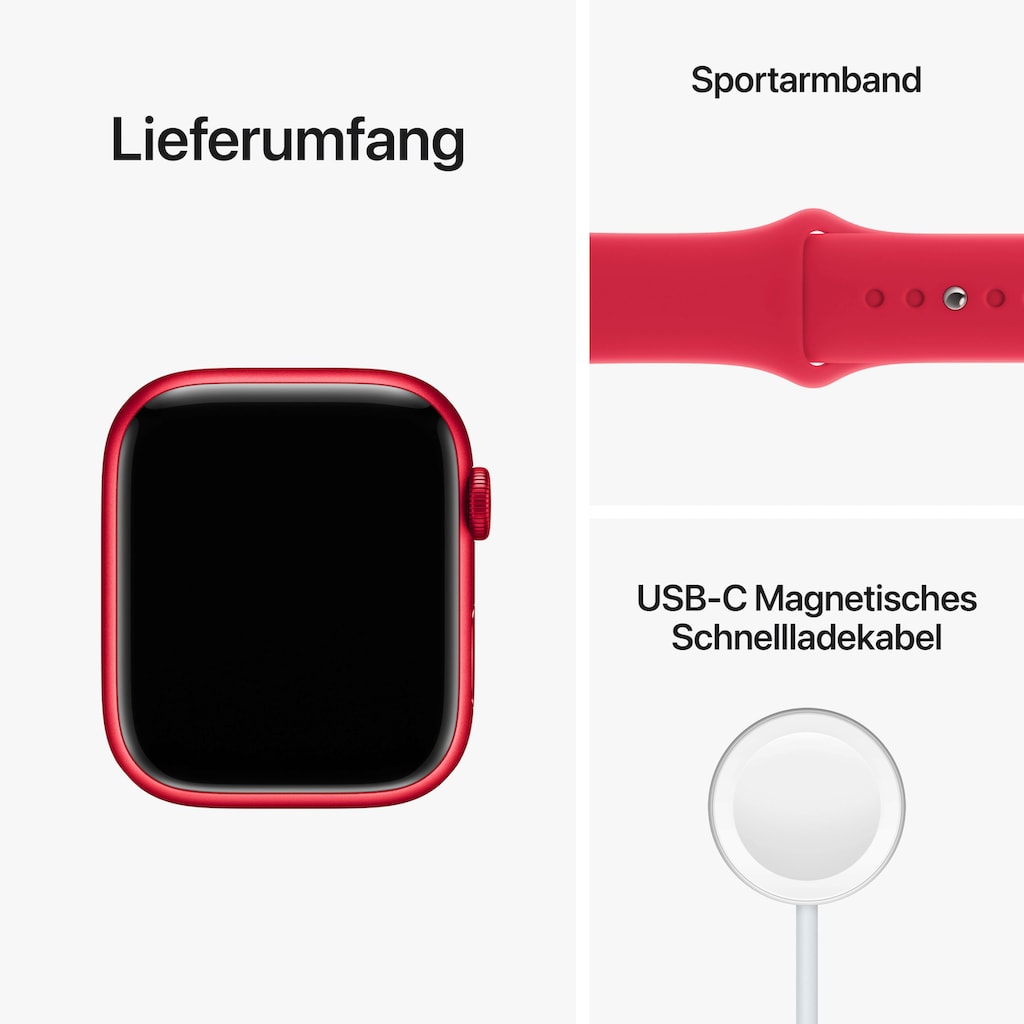 Apple Watch »Watch Series 8 GPS + Cellular 45mm«