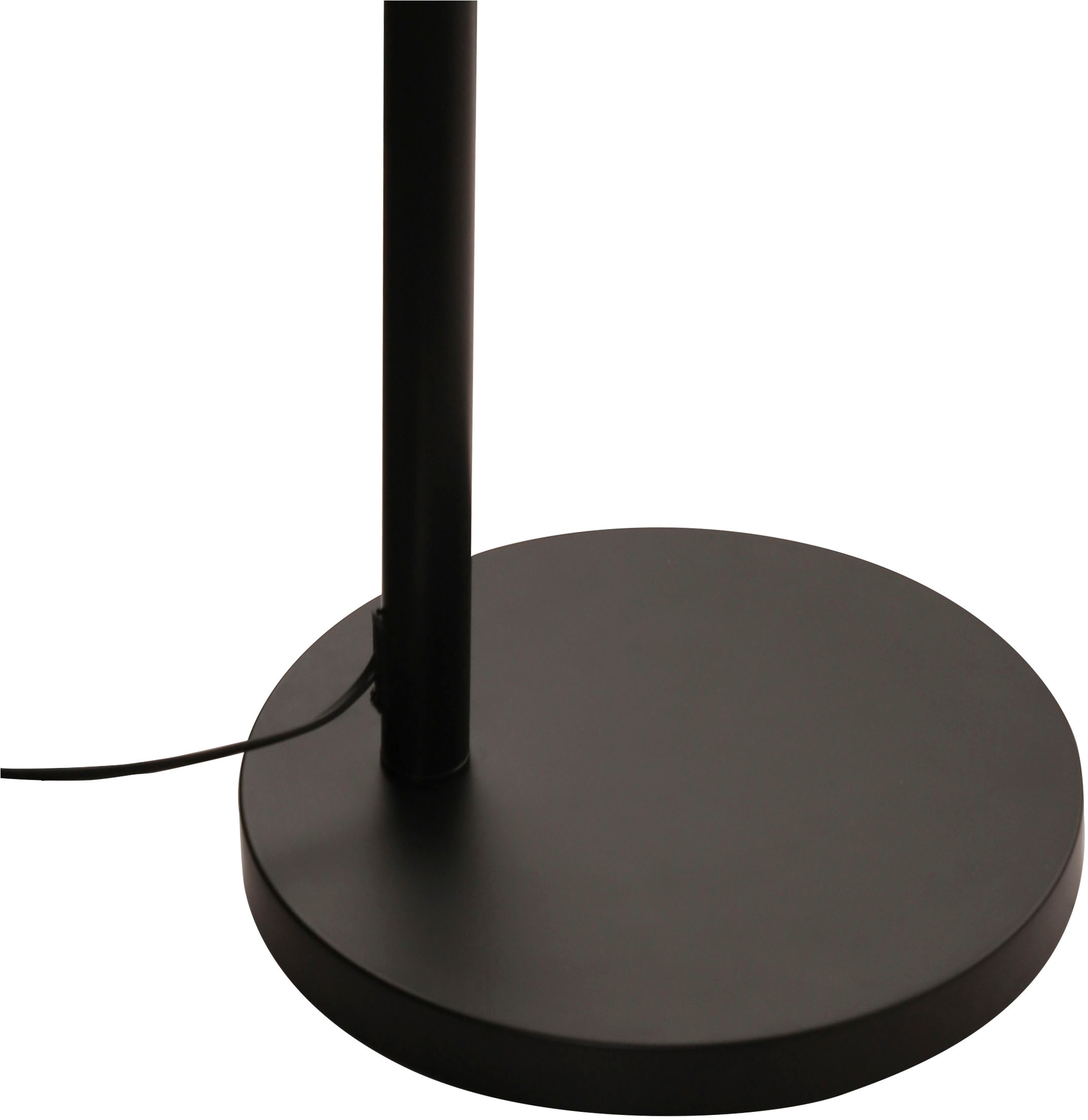 Home affaire Stehlampe »Ahrhütte«, 3 flammig, Leuchtmittel E14 | ohne Leuchtmittel, Stehlampe, 3-flammig mit Leinenschirm, 148 cm hoch, Bogenlampe