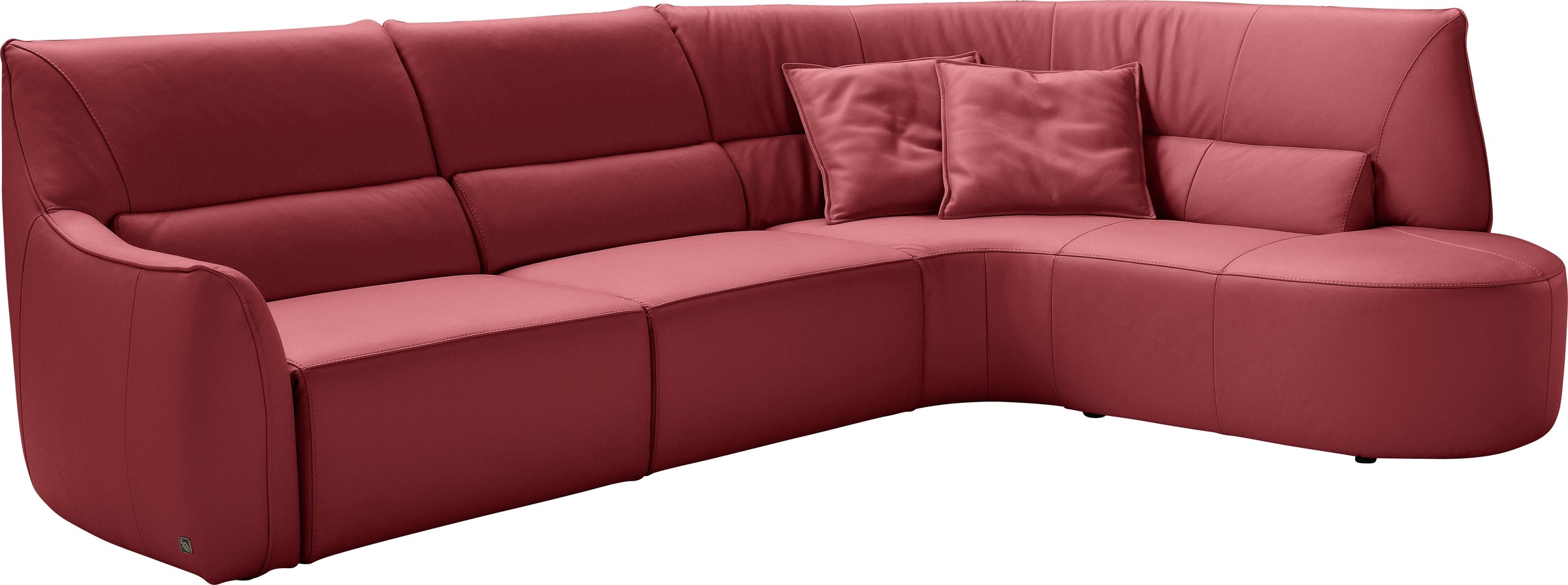 Egoitaliano Ecksofa »Puffy, extravagant & edel, Retro Designsofa, hoher Sit günstig online kaufen