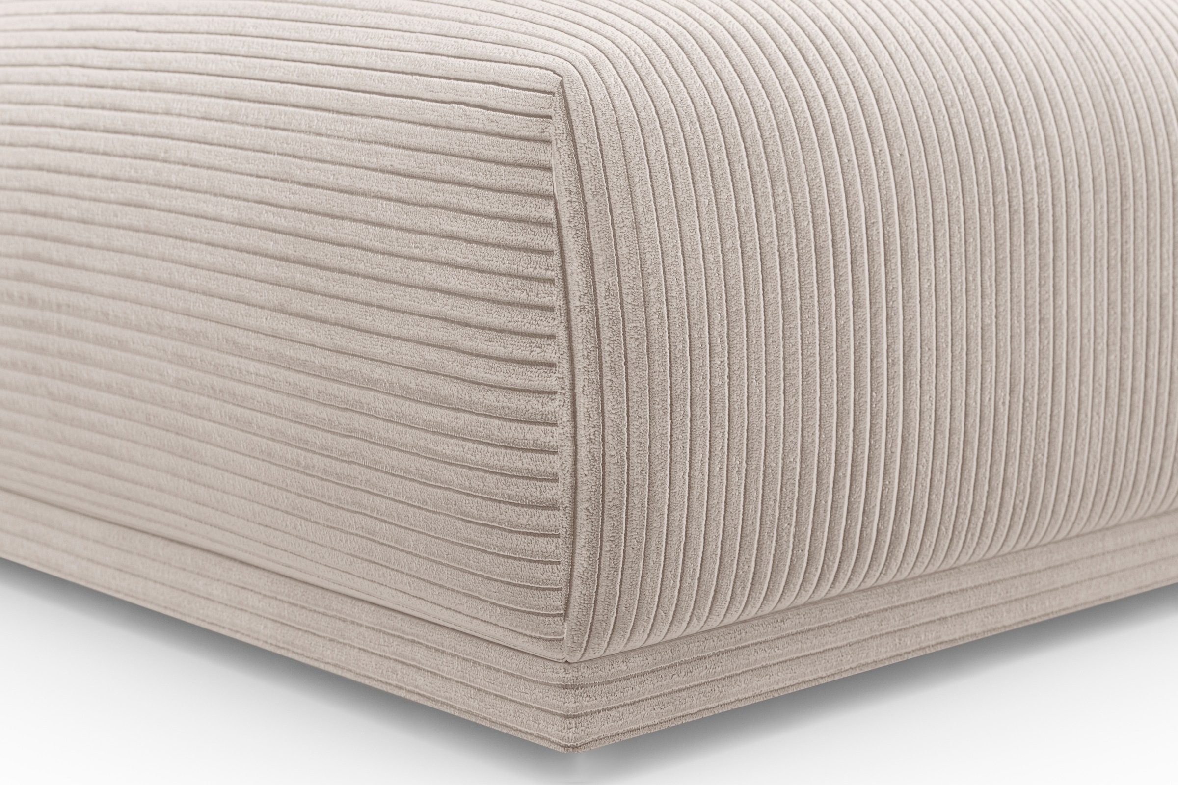 TRENDMANUFAKTUR Hocker »Braga, mit hochwertigem Kaltschaum, quadratisch, in Cord erhältlich«, (1 St.), moderner Polsterhocker, 85/42/85 cm (B/H/T)