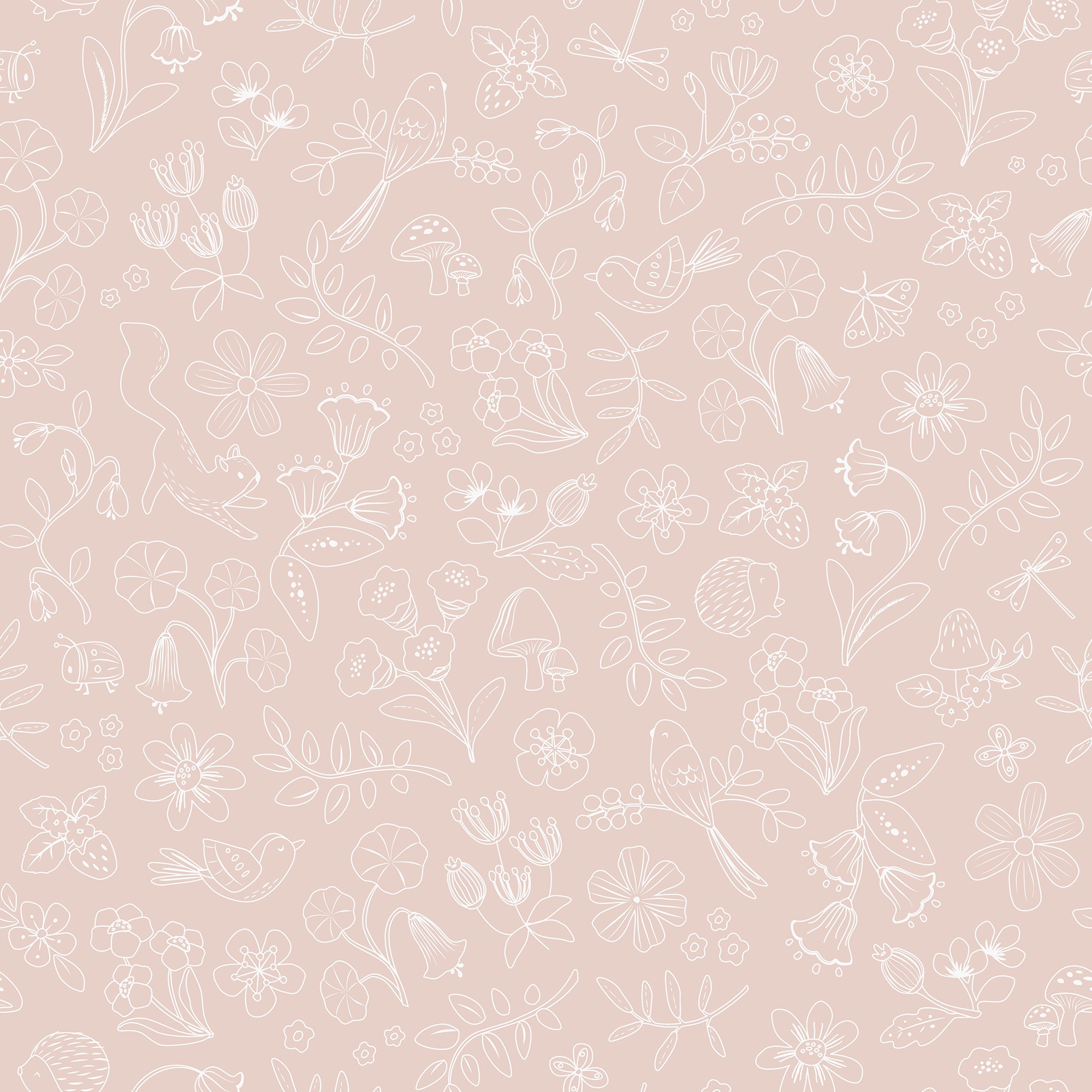 LITTLE DUTCH Vliestapete »Fairy Wonders Blossom«, geblümt, Design Tapeten