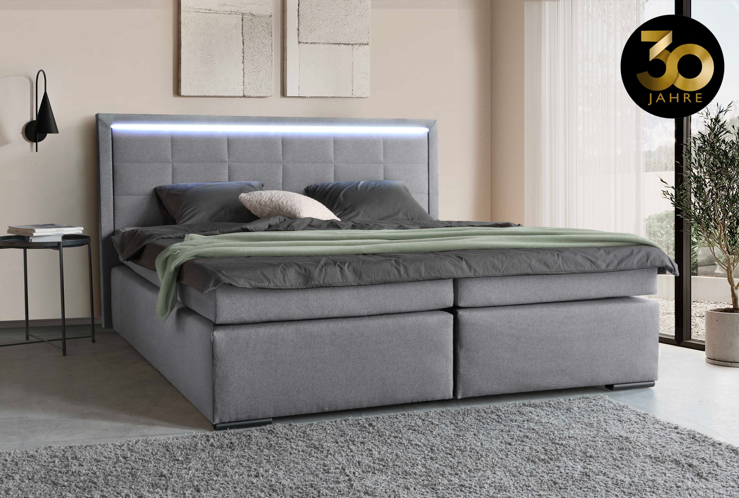 COLLECTION AB Boxspringbett »30 Jahre Jubiläums-Modell Athena« in H2,H3 & H günstig online kaufen