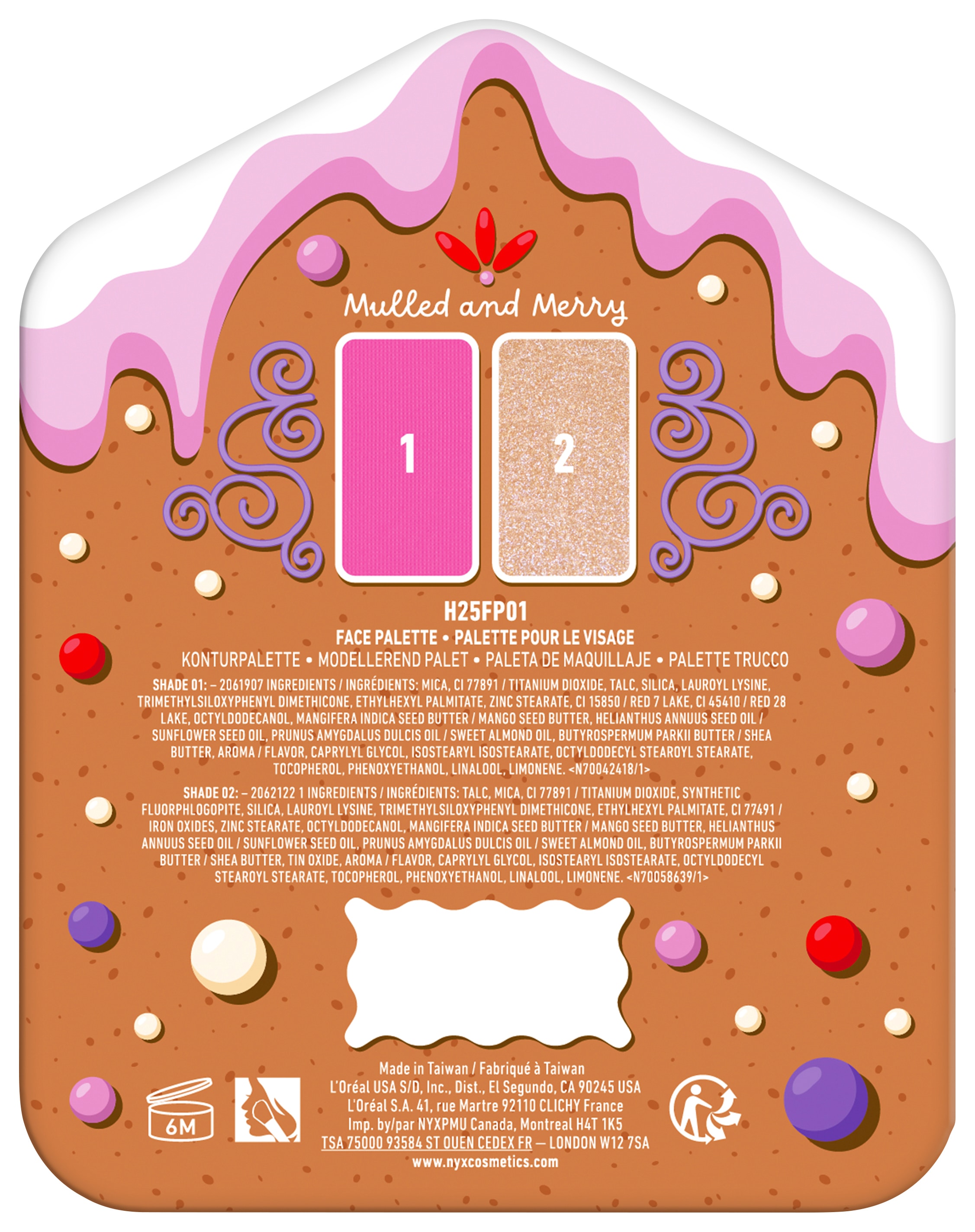 NYX Make-up Set »NYX Professional Makeup Buttermelt Face Palette«