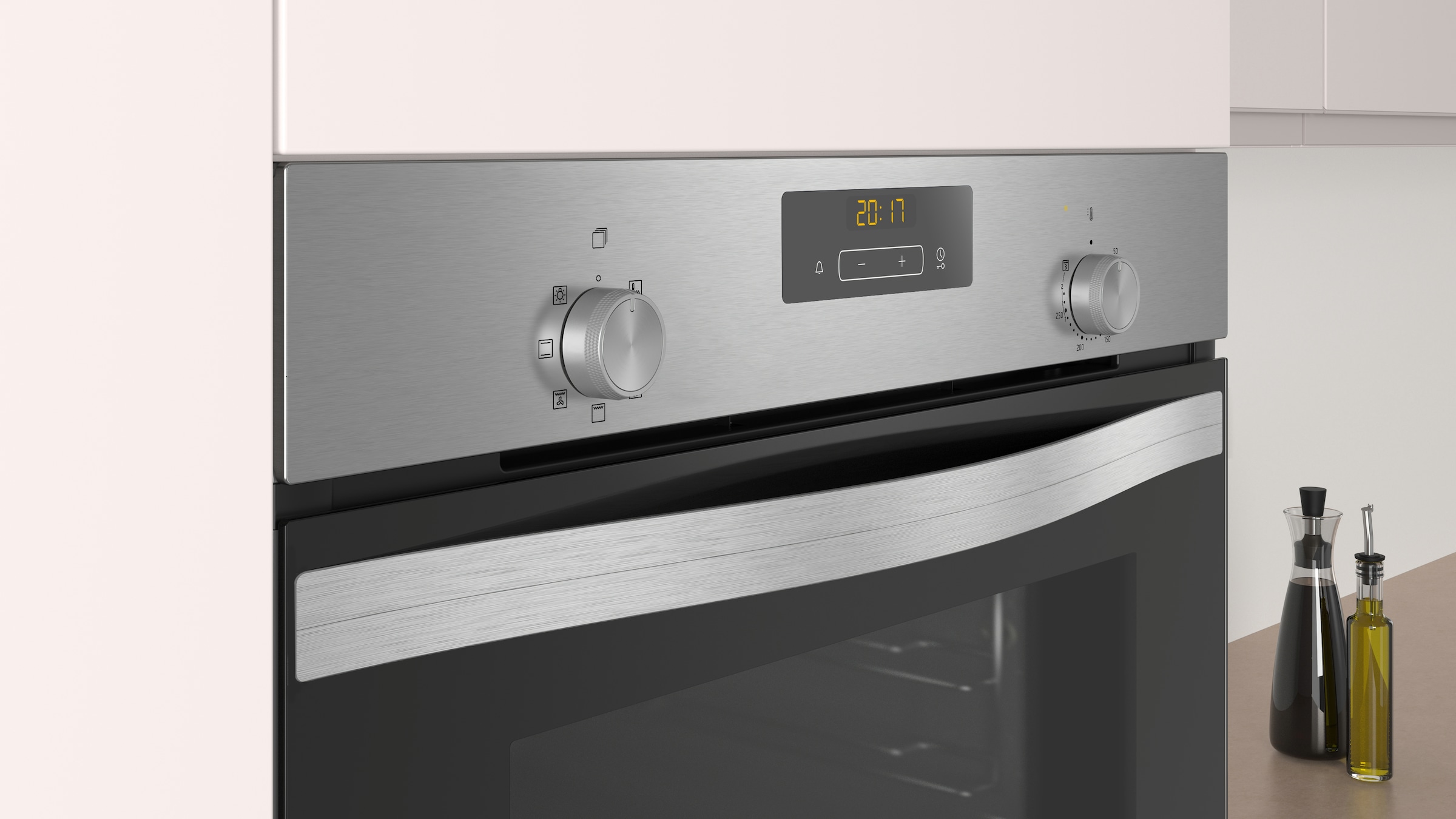 Constructa Backofen-Set »CF3M61053«, mit Teleskopauszug nachrüstbar, Hydrolyse
