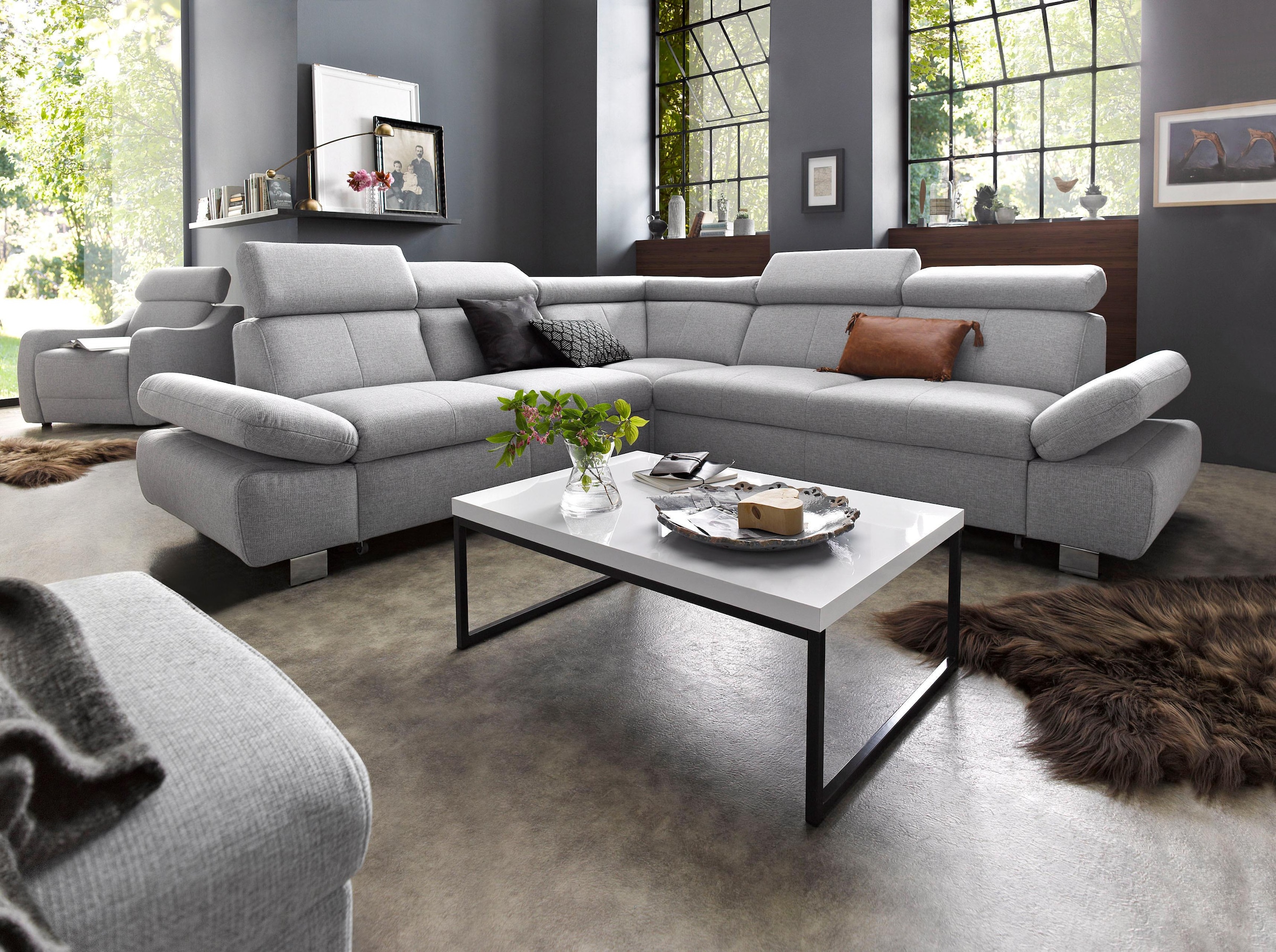 exxpo - sofa bestellen auf Kopf- Raten fashion Sessel Rückenverstellung inklusive »Happy«, bzw