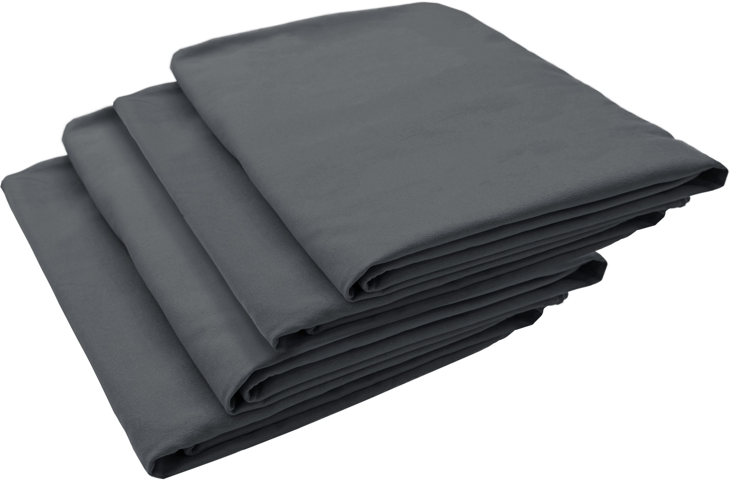 my home Reisehandtuch »Xavi, 4 x 70x140cm ideal als Sporthandtuch, Reisehandtuch«, (4 St.), als Serie und Set, sehr leicht, kompakt, schnelltrocknend, Mikrofaser