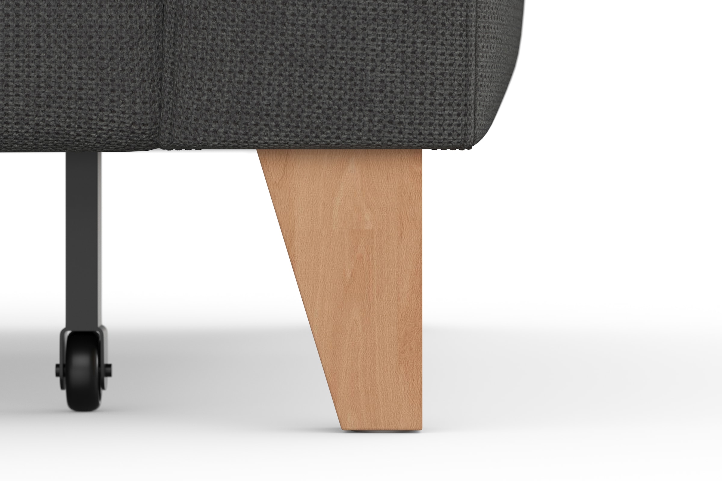 sit&more Ecksofa »Visby L-Form«, Wahlweise mit Bettfunktion und Bettkasten, frei im Raum stellbar