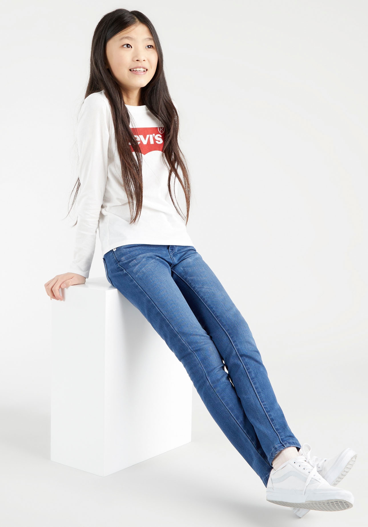 Levi's® Kids Stretch-Jeans »711™ SKINNY FIT JEANS«, for GIRLS