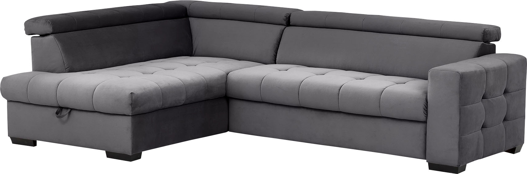 exxpo - sofa fashion Ecksofa »Otusso«, Steppung im Sitzbereich, Wahlweise  mit Bettfunktion und Bettkasten auf Raten bestellen