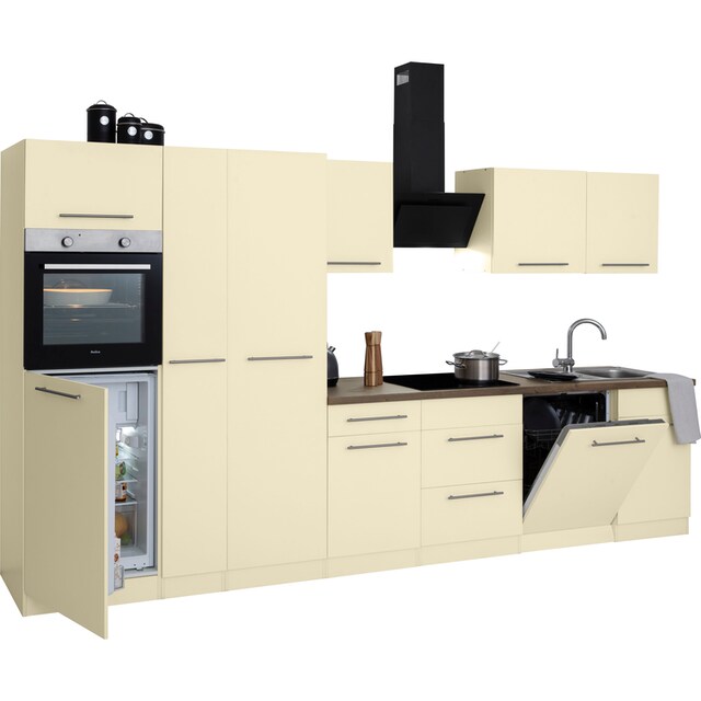 wiho Küchen Küchenzeile »Unna«, mit E-Geräten, Breite 360 cm online kaufen