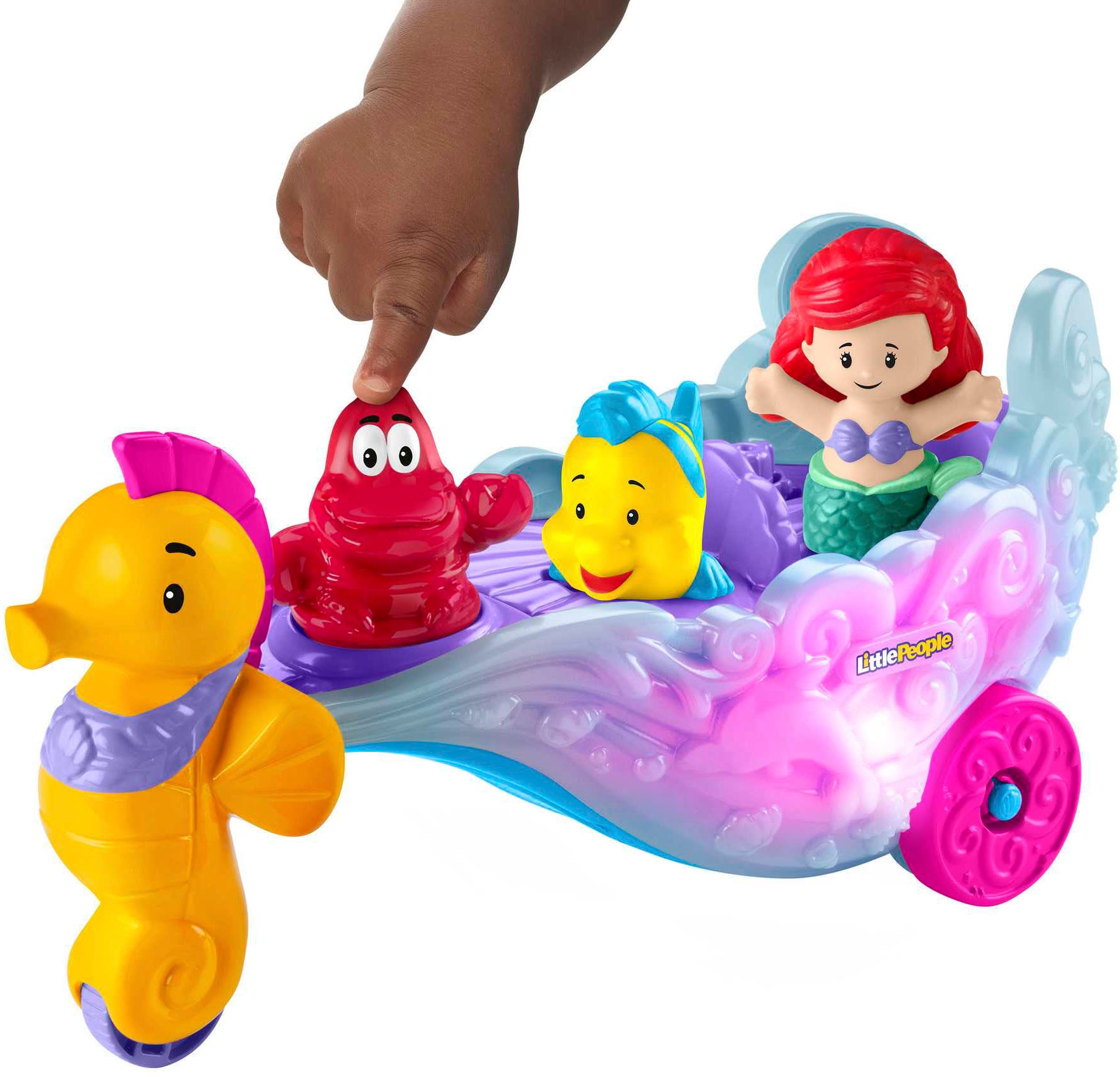 Fisher-Price® Lernspielzeug »Little People Arielle Kutsche Musikspielzeug«, mit Licht und Sound