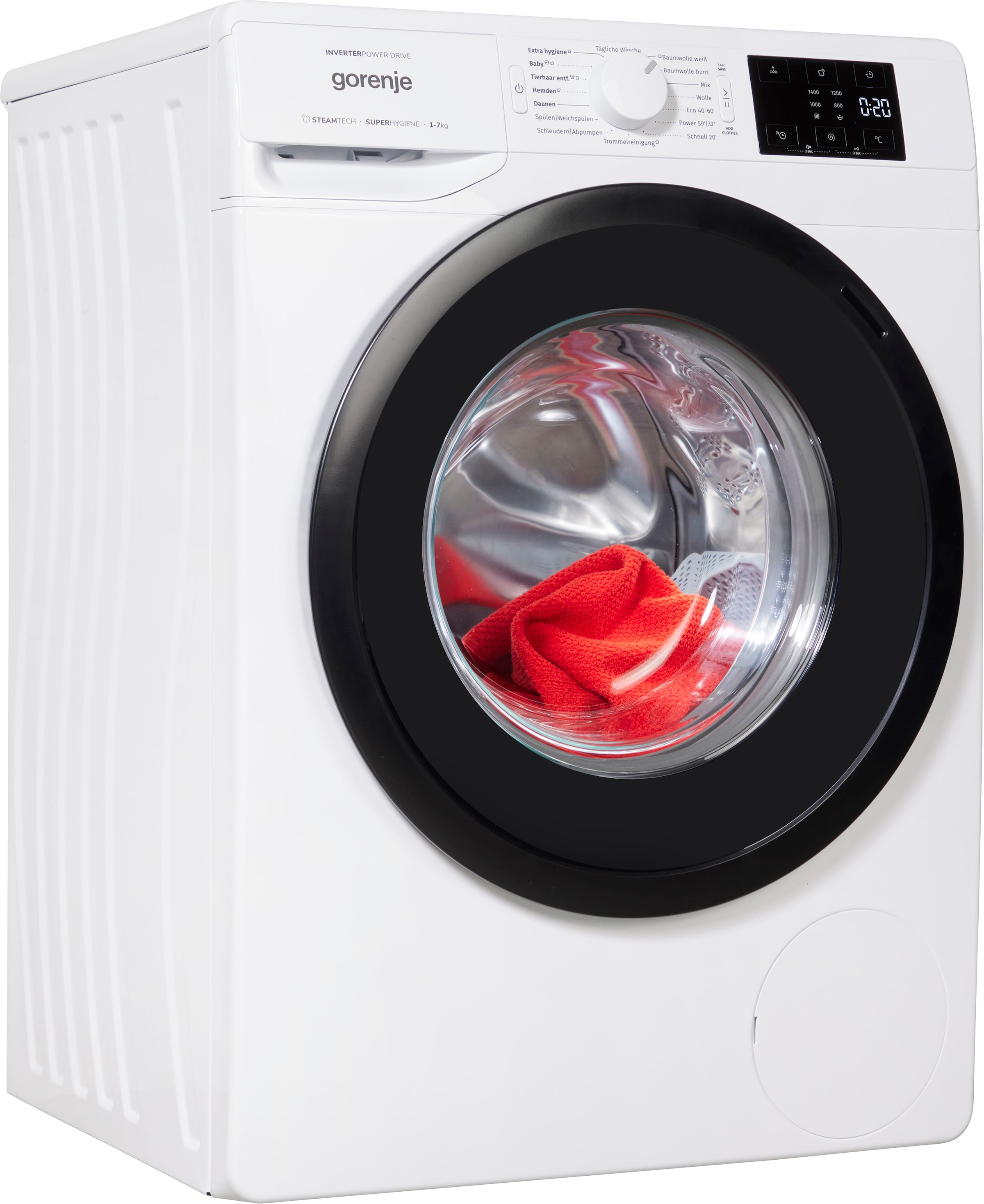 GORENJE Waschmaschine »WNHAI14APS/DE«, WNHAI 14 10 U/min, online 1400 bei kg, APS/DE, AquaStop