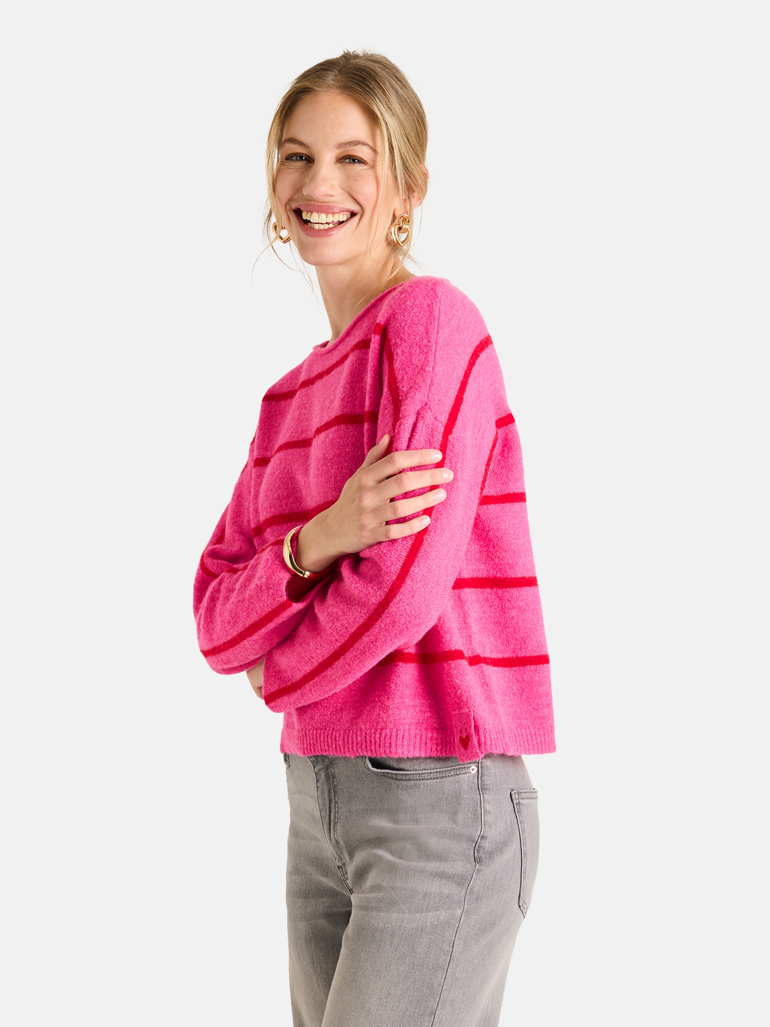 Lieblingsstück Strickpullover »SingaEP« mit Alpaka, Rundhals