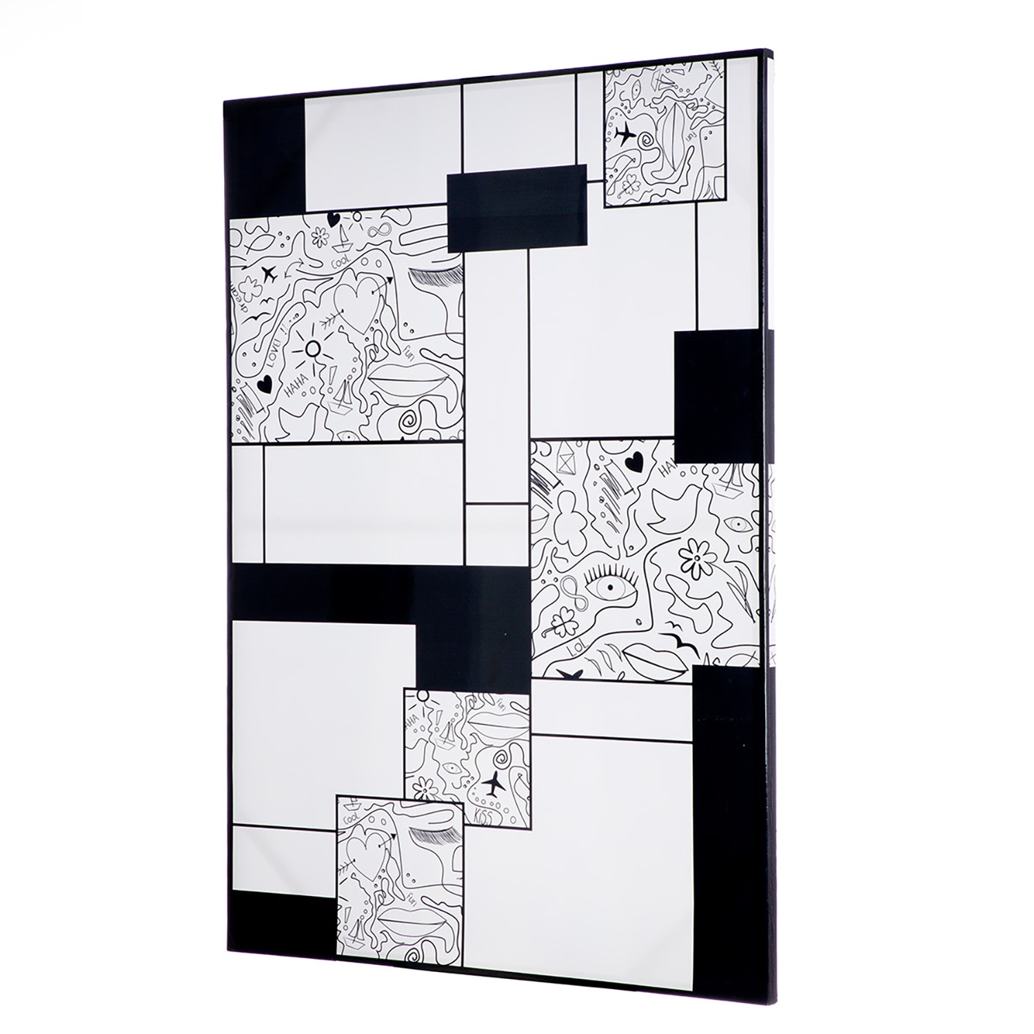 Casablanca by Gilde Leinwandbild »Modern Art rechteckig«, (1 St.)