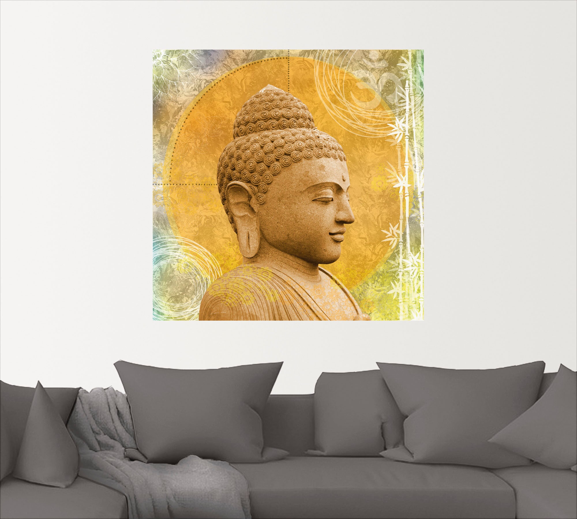 Artland Wandbild "Buddha II", Spa, (1 St.), als Alubild, Outdoorbild, Leinw günstig online kaufen