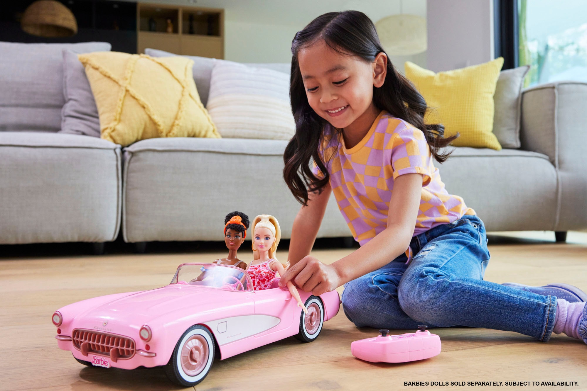 Barbie RC-Auto »Hot Wheels Barbie The Movie, RC Corvette Cabrio«