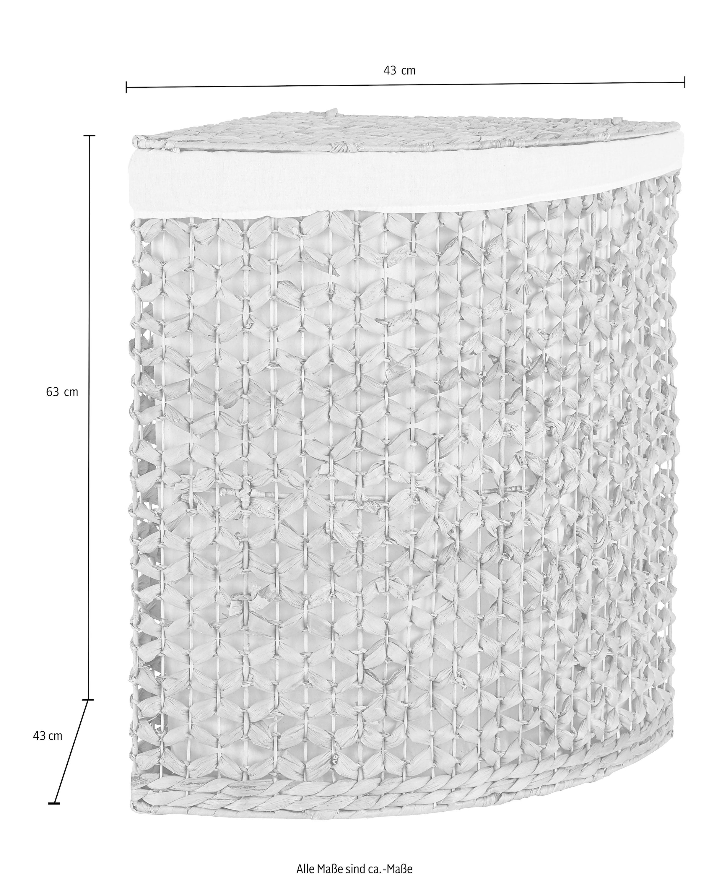 Home affaire Wäschebox, Wasserhyazinthe, Höhe 63 cm jetzt im %Sale