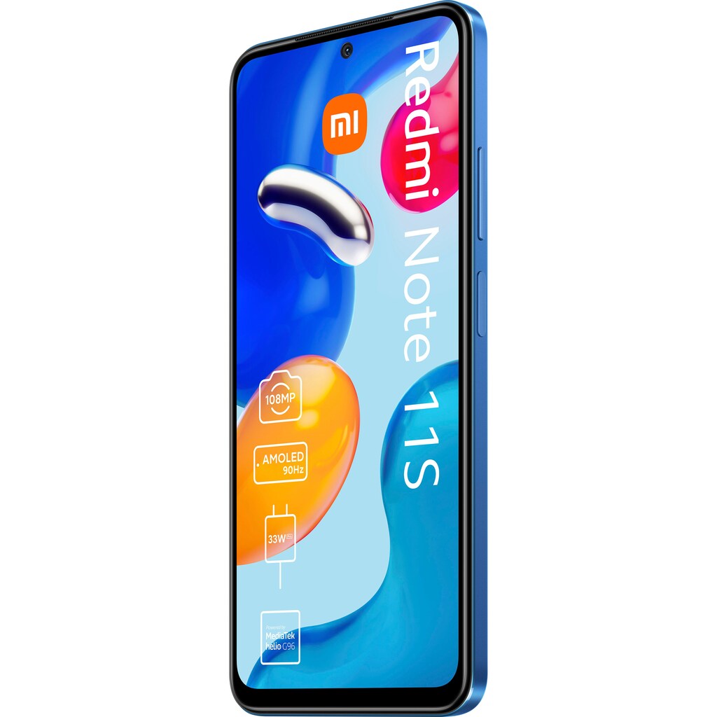 Xiaomi Smartphone »Redmi Note 11S«, Twilight Blue, 16,33 cm/6,43 Zoll, 128 GB Speicherplatz, 108 MP Kamera