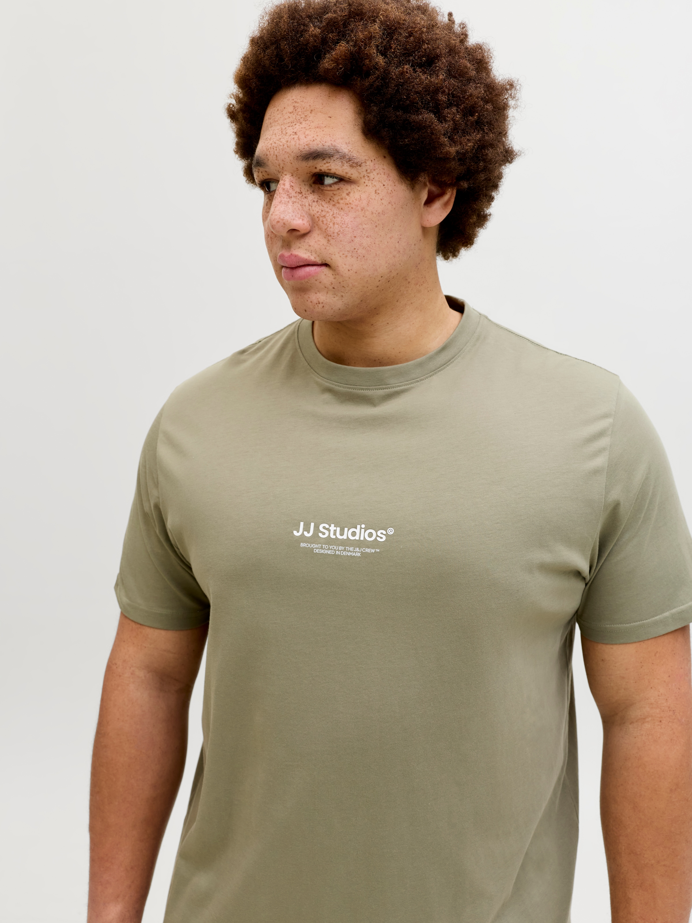 Jack & Jones PlusSize Rundhalsshirt »JJESOHO TEE SS CREW NECK NOOS PLS« Baumwolle, regular fit