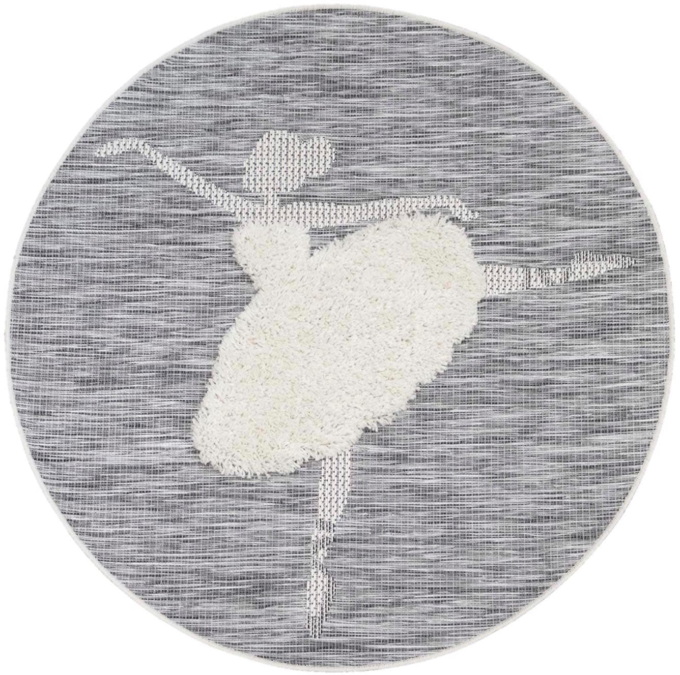 Primaflor-Ideen in Textil Kinderteppich »NAVAJO - Ballerina«, rund, 35 mm H günstig online kaufen