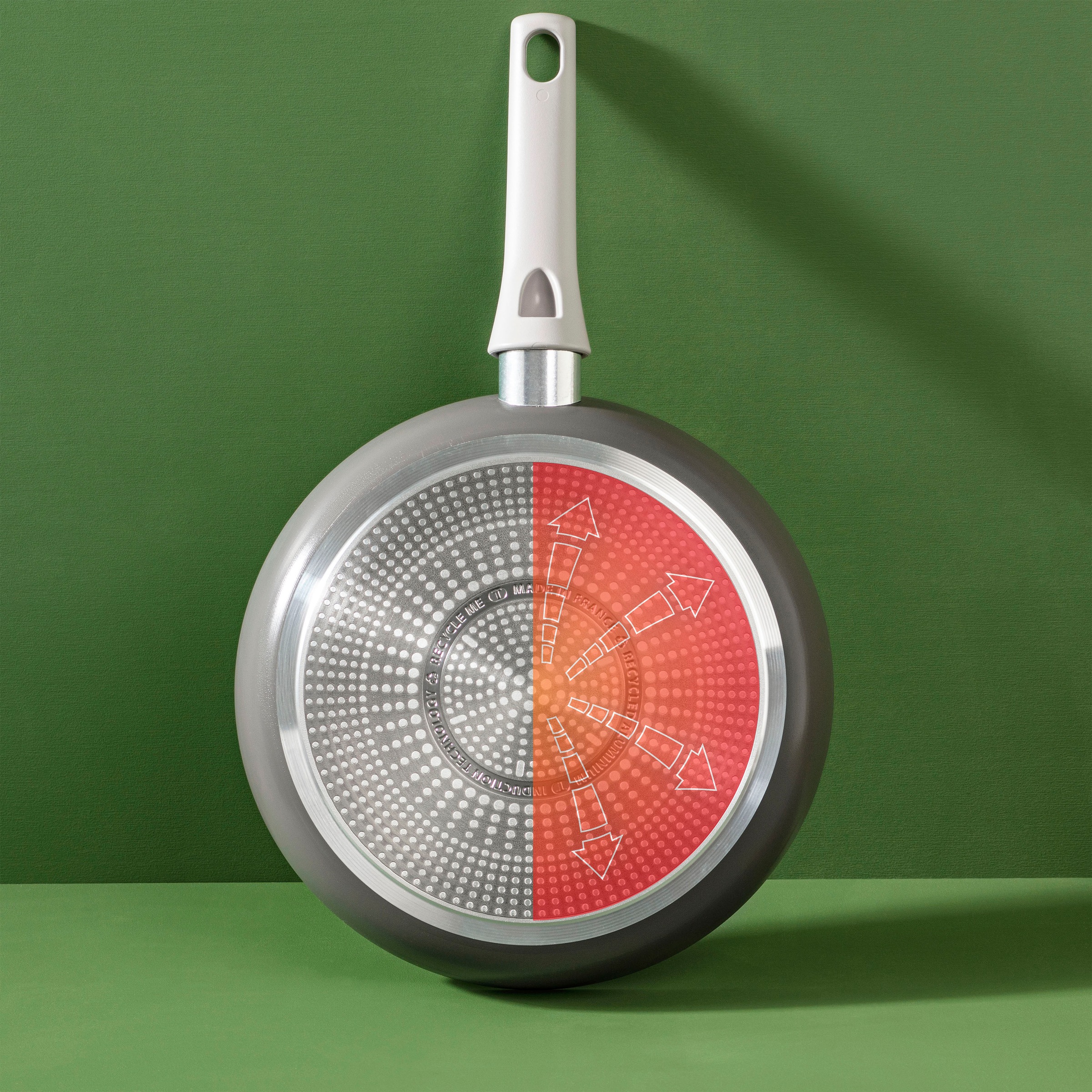 Tefal Bratpfanne »Renew On«, Aluminium, (1 tlg.), umweltfreundlich, recycelt, Thermo-Signal, Induktion
