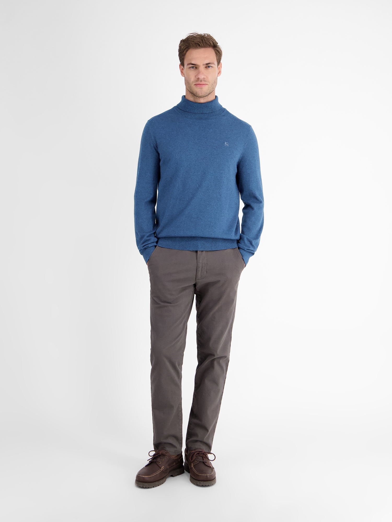 LERROS Rollkragenpullover »LERROS Herren Rollkragen-Strickpullover«