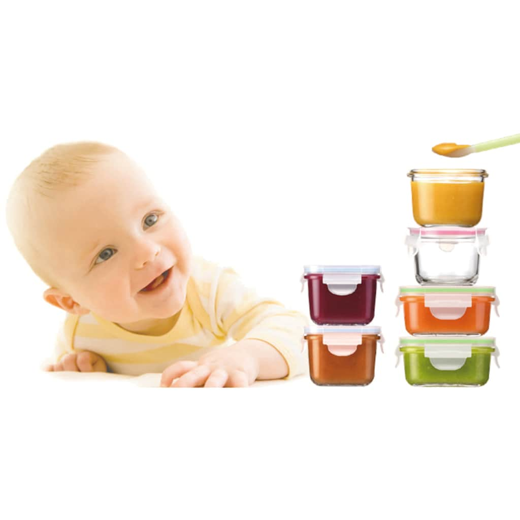 Glasslock Frischhaltedose »Baby Meal«, (Set, 8 tlg.)