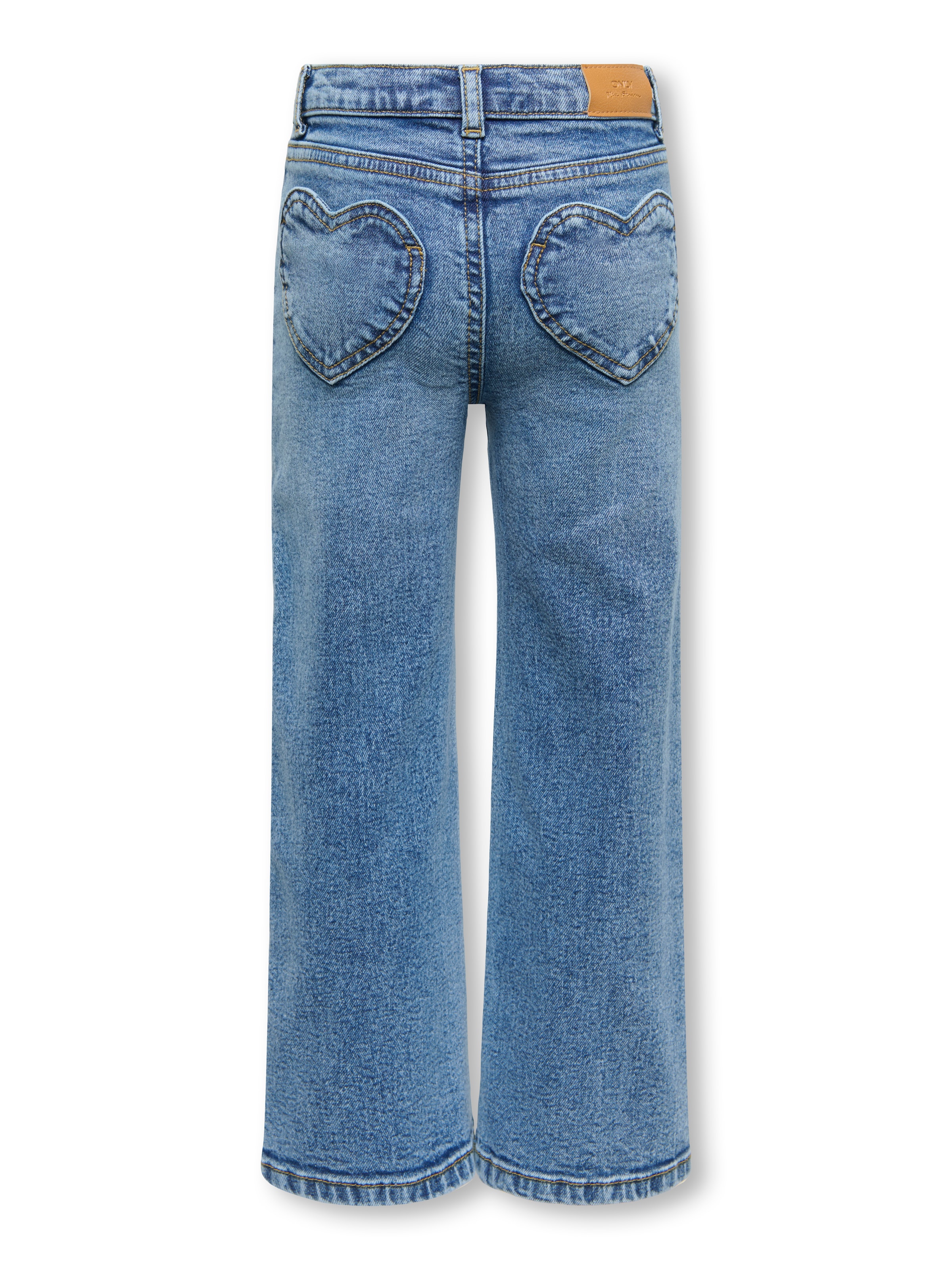 KIDS ONLY Weite Jeans »KMGJUICY WIDE HEART DNM AZG367 NOOS« Baumwollmischung, weite Beinform