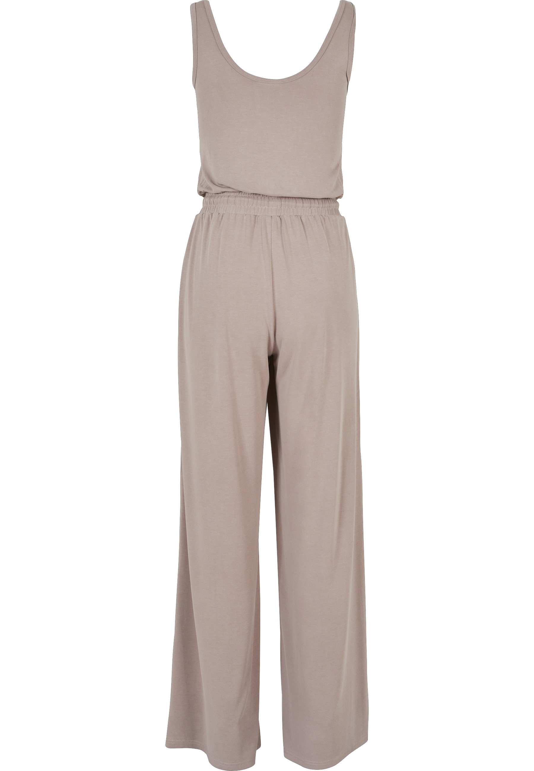 URBAN CLASSICS Jumpsuit »Urban Classics Damen Ladies Long Sleevless Modal Jumpsuit« 1 Stk.