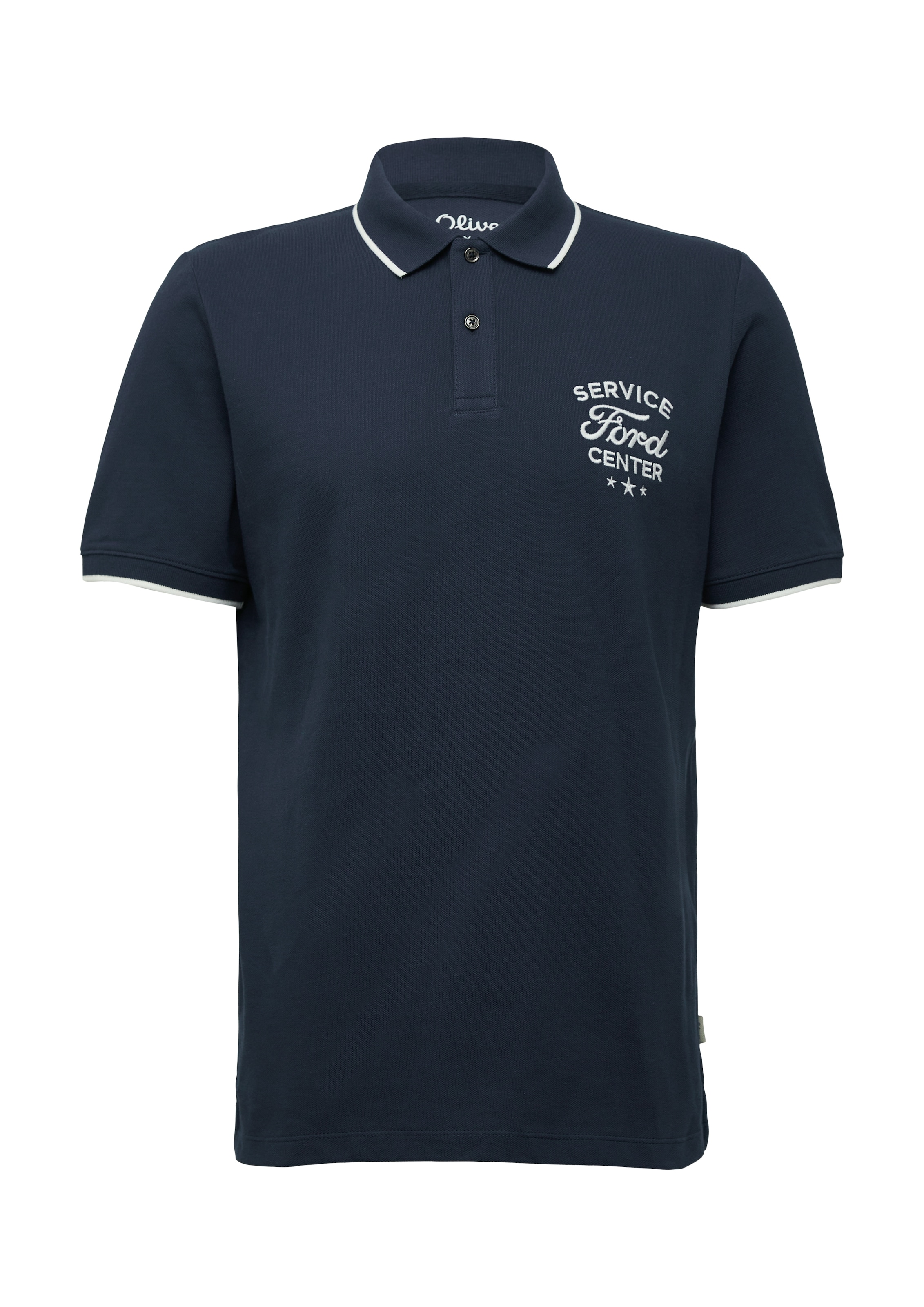 s.Oliver Poloshirt, mit Front Print
