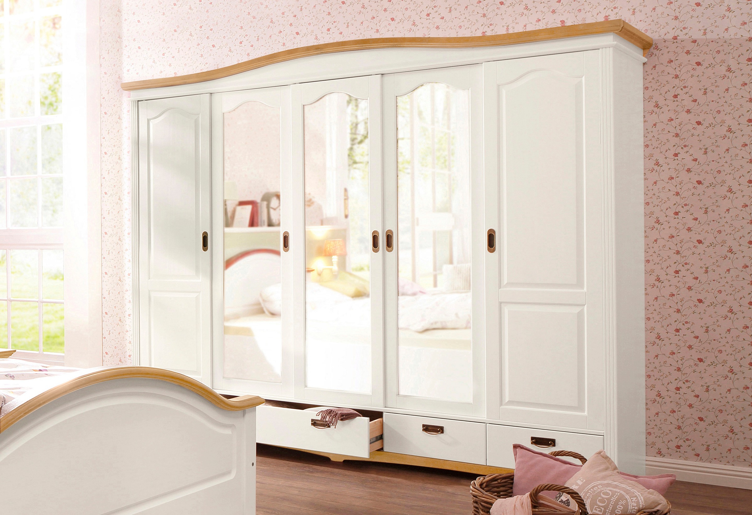 OTTO home Schiebetürenschrank »Konrad, Landhausstil, rustikal, mit Schublad günstig online kaufen