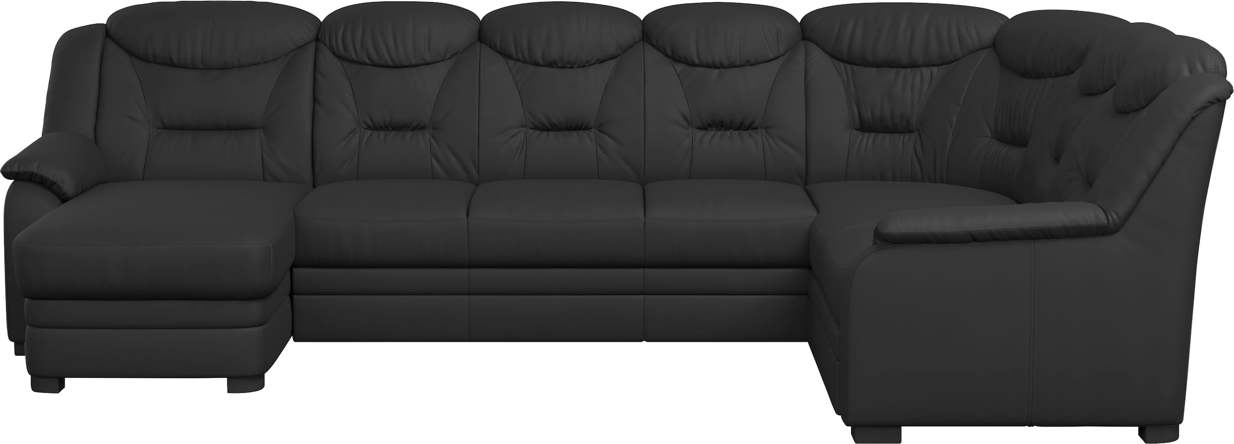 COTTA Wohnlandschaft »Marcus U-Form«, Bequeme Wohnlandschaft in klassischem Design mit hoher Rückenlehne